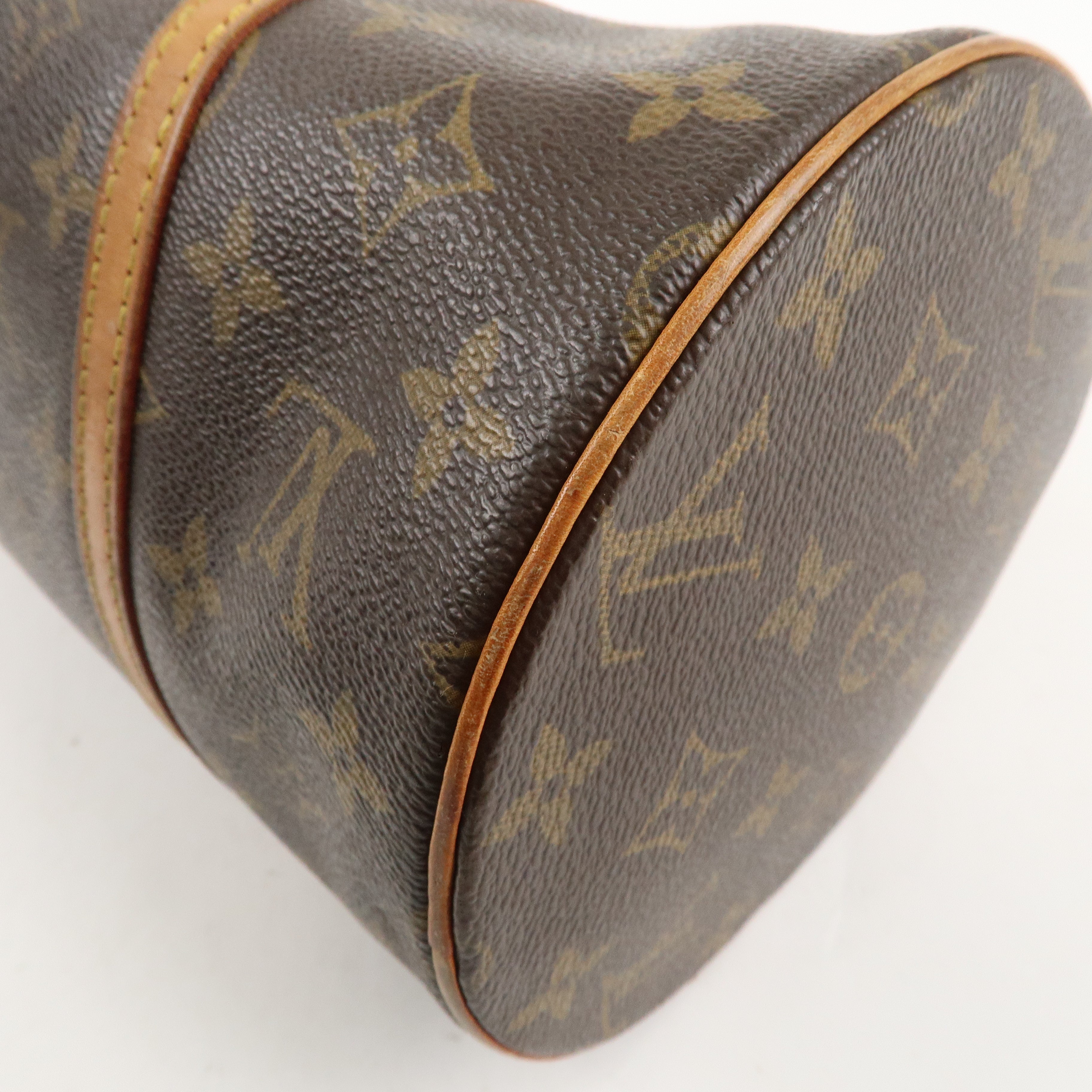 Louis Vuitton Monogram Papillon 30 Hand Bag 
Pouch Brown M51385