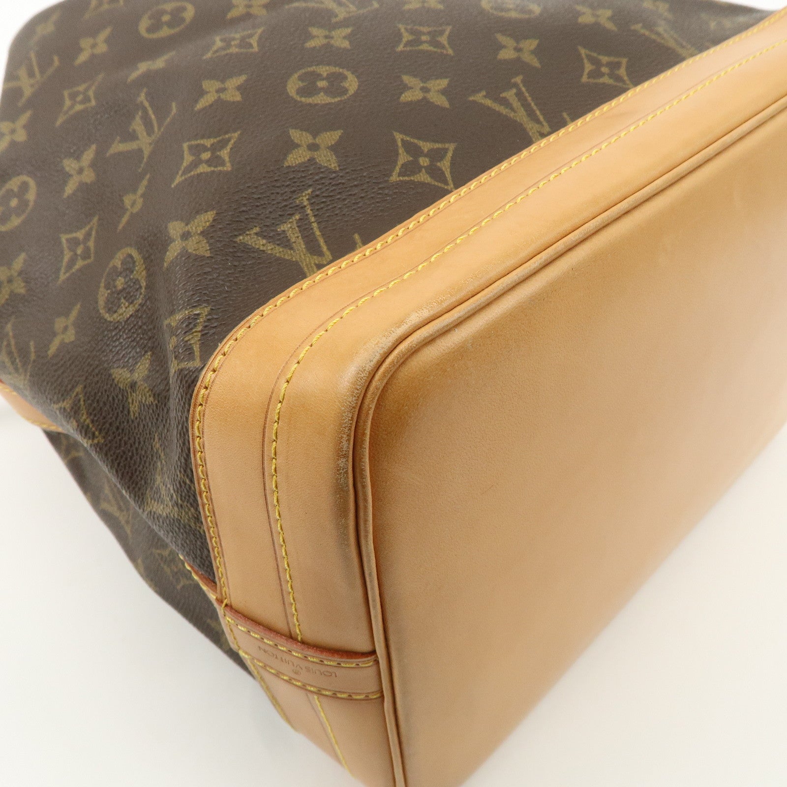 Louis Vuitton Monogram Noe Shoulder Bag Hand Bag Brown M42224 Used