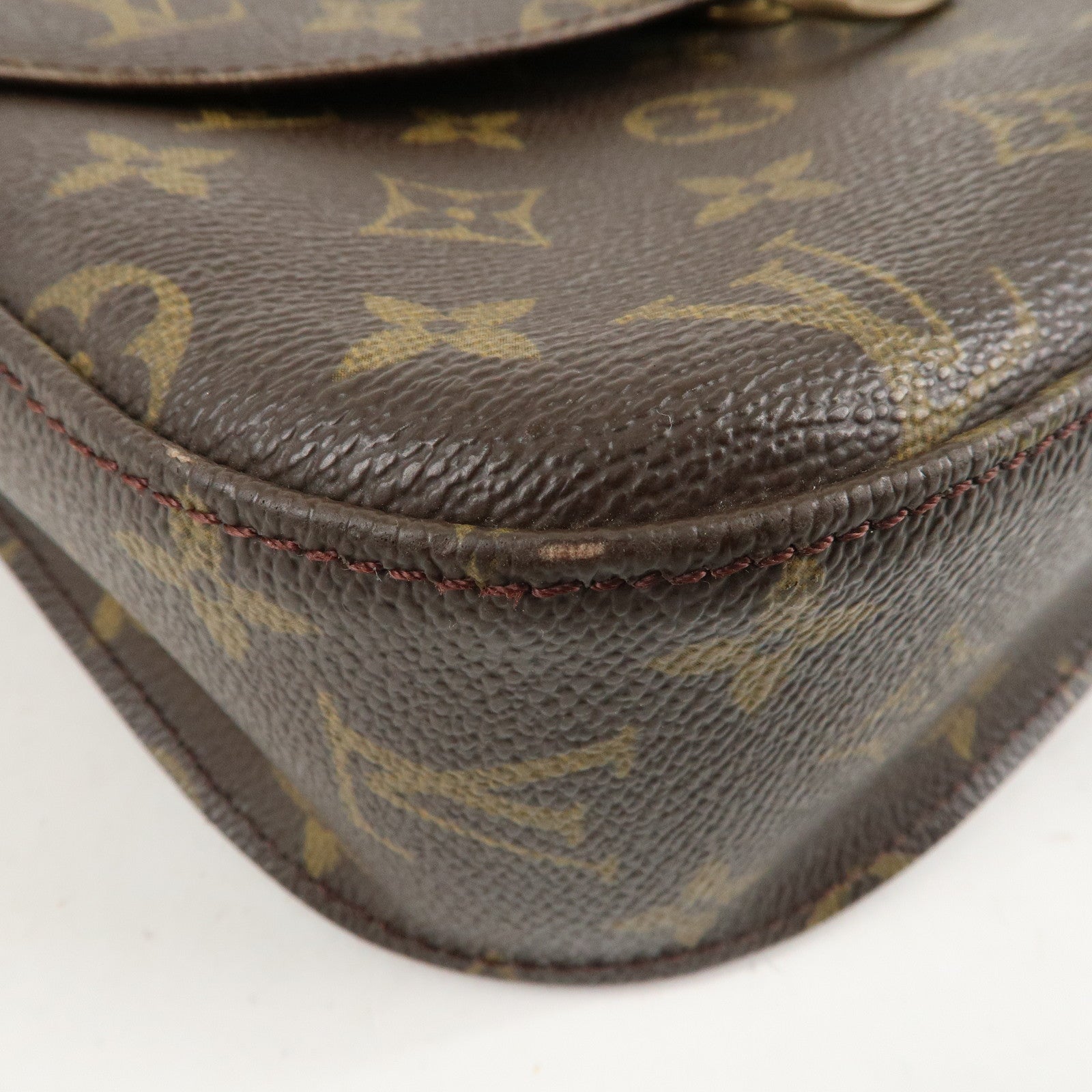 Louis Vuitton Monogram Saint Cloud GM Shoulder Bag Brown M51242