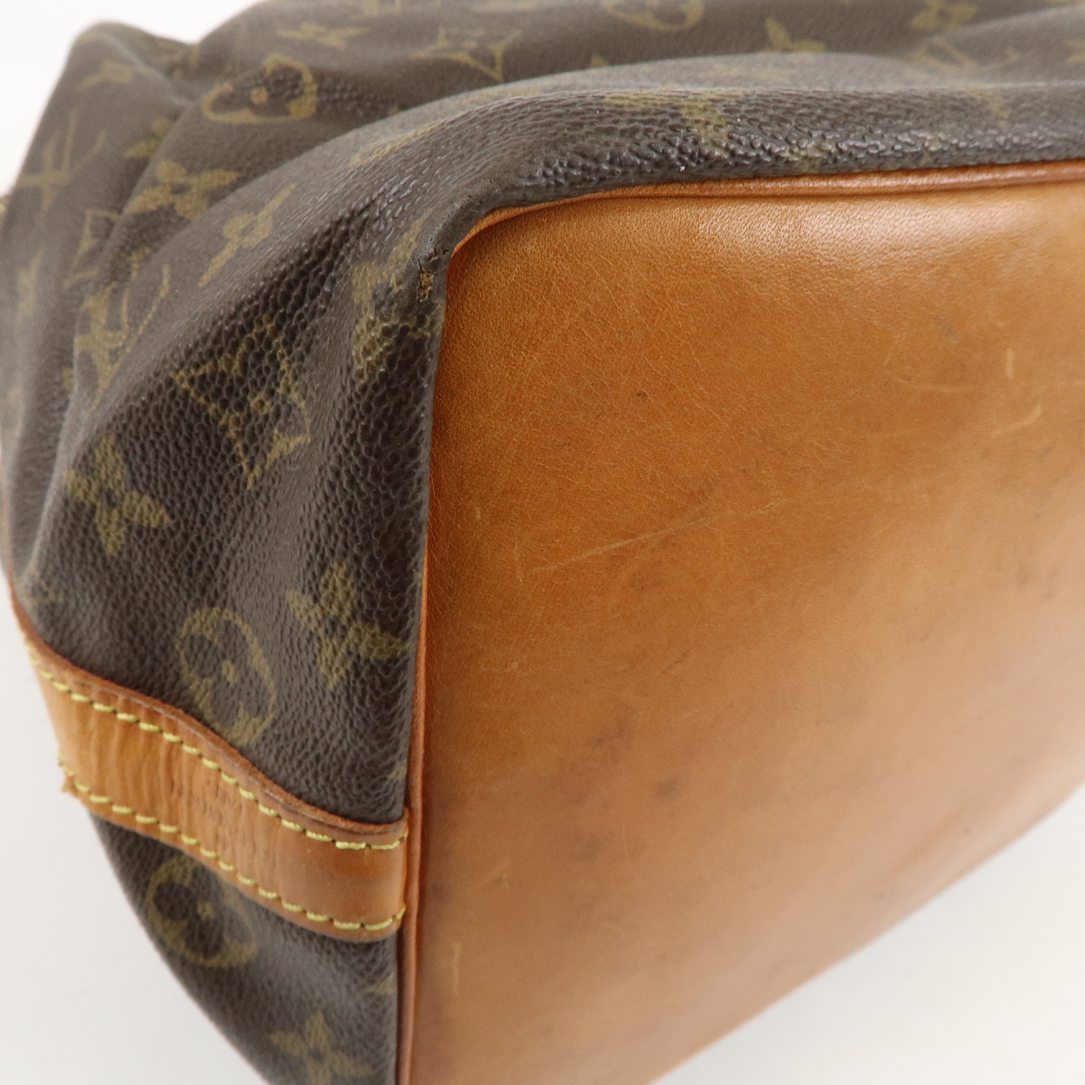 Louis Vuitton Monogram Petit Noe Shoulder Bag Brown M42226