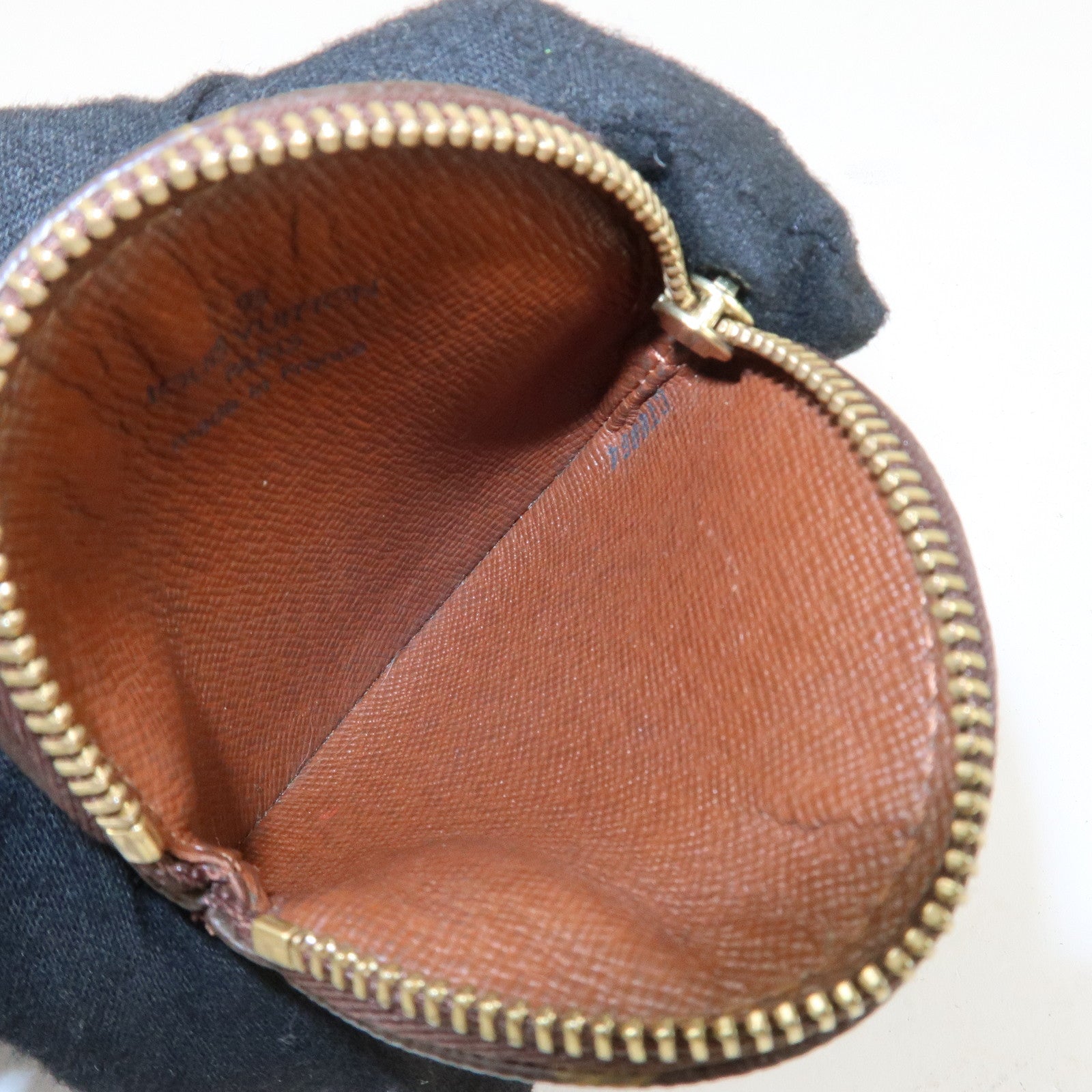 Louis Vuitton Monogram Porte Monnaie Rond Coin Case M61926