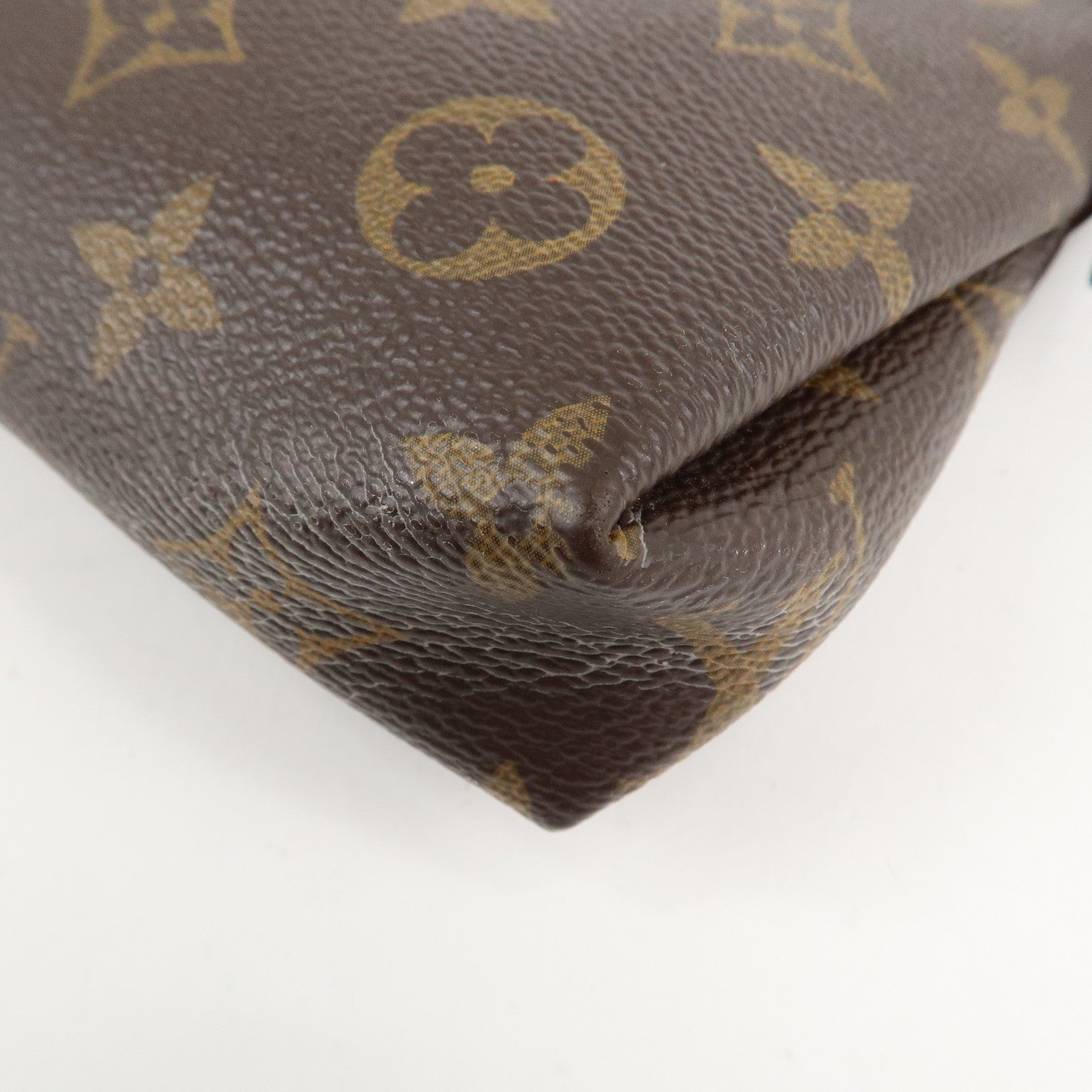 Louis Vuitton Monogram Pallas Clutch 2 Way Bag Noir M41639 Used