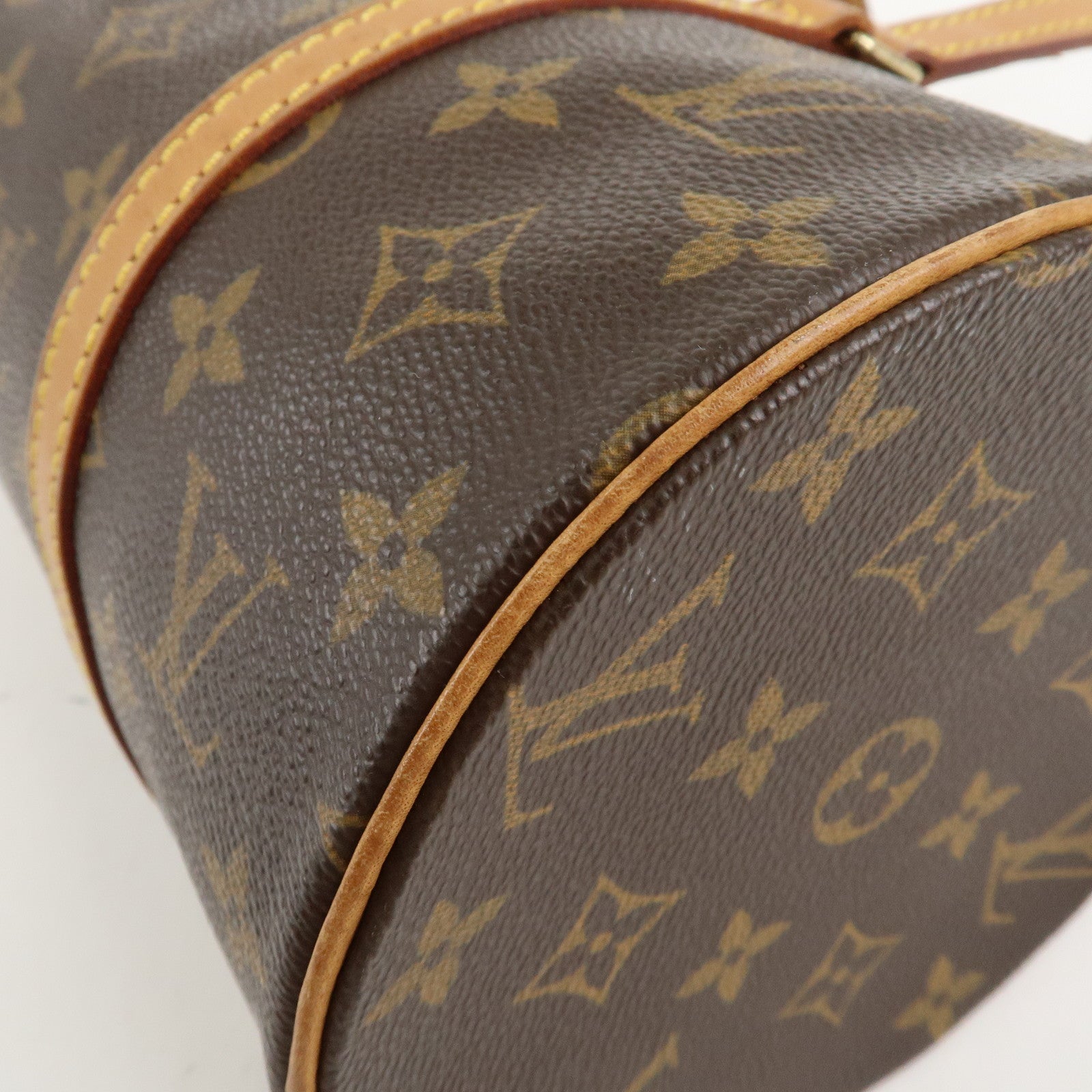 Louis Vuitton Monogram Papillon 30 Hand Bag Brown M51385 Used