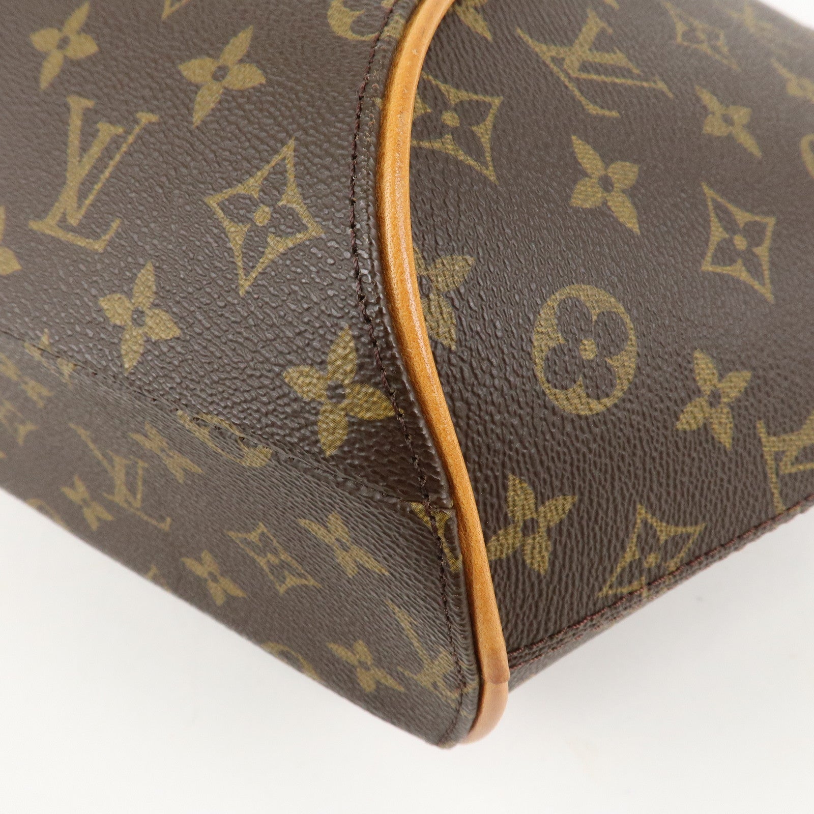 Louis Vuitton Monogram Ellipse MM Hand Bag Brown M51126 Used