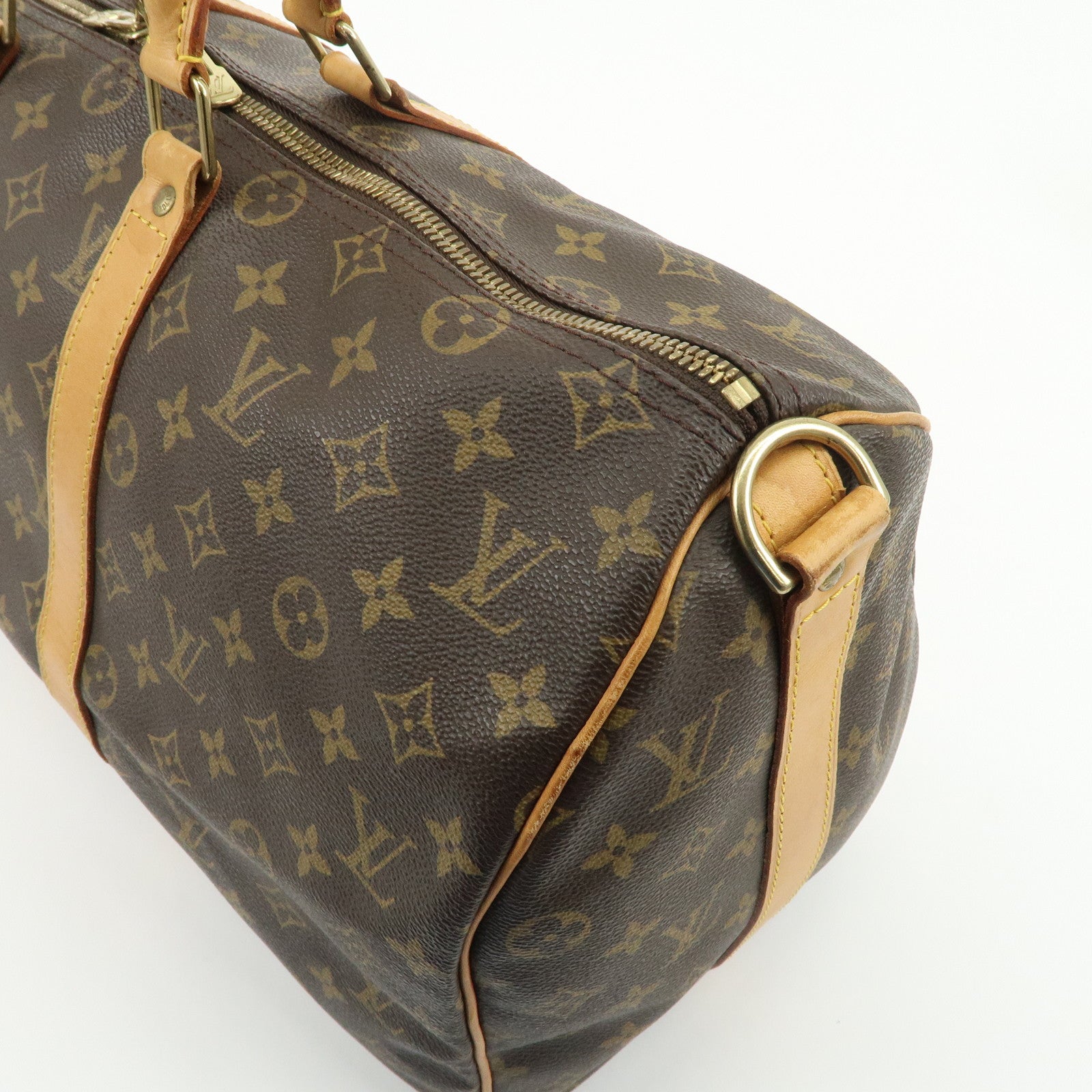 Louis Vuitton Monogram Keep All Bandouliere 45 Boston Bag M41418 Used