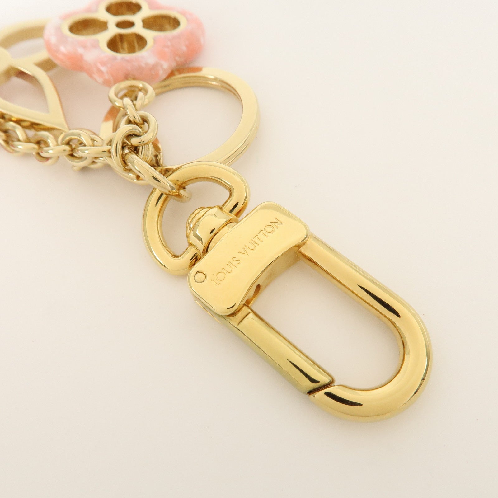 Louis Vuitton Porte Cles Color Line Charm Key Ring M64525 Used