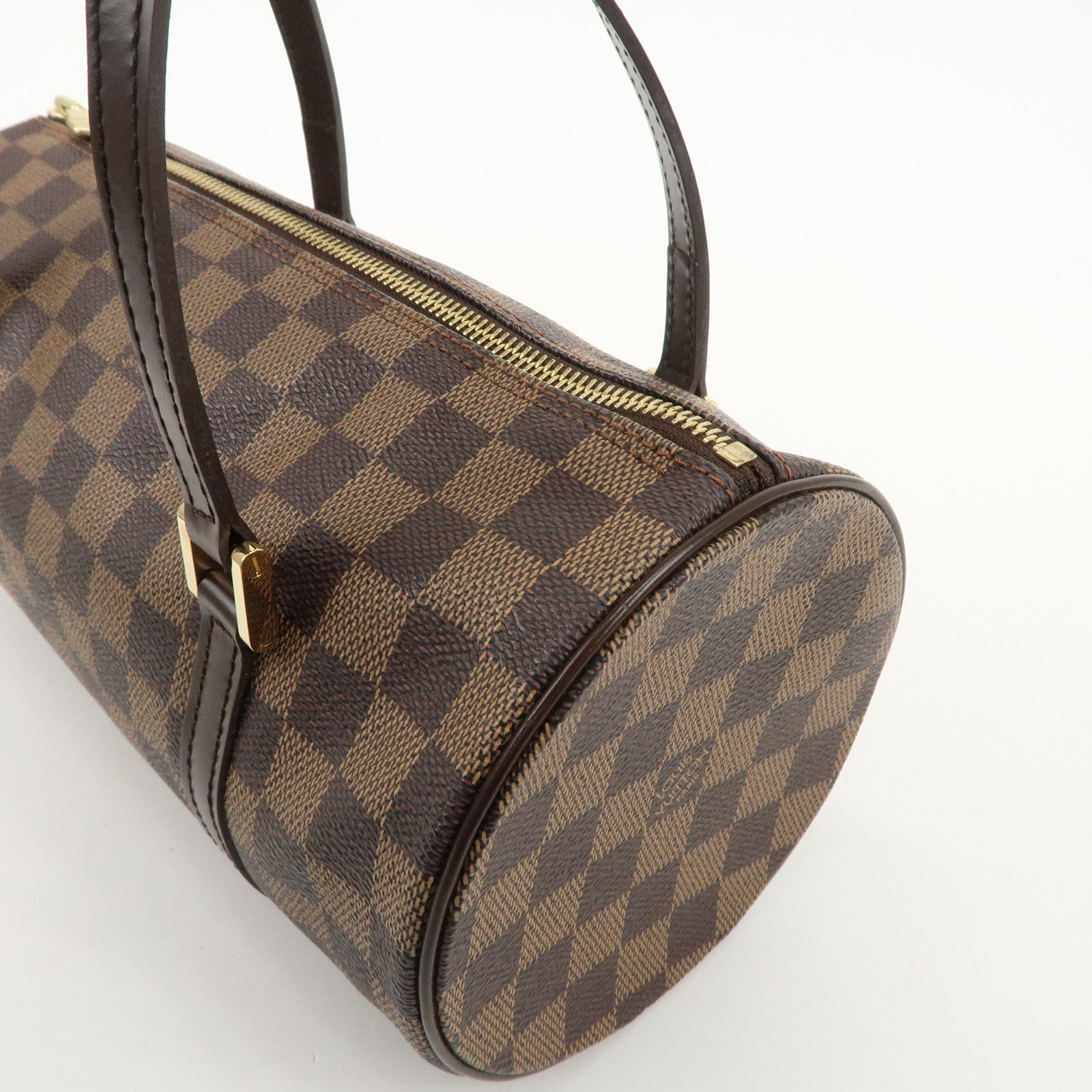 Louis Vuitton Damier Ebene Papillon 26 Hand Bag Brown N51304 Used