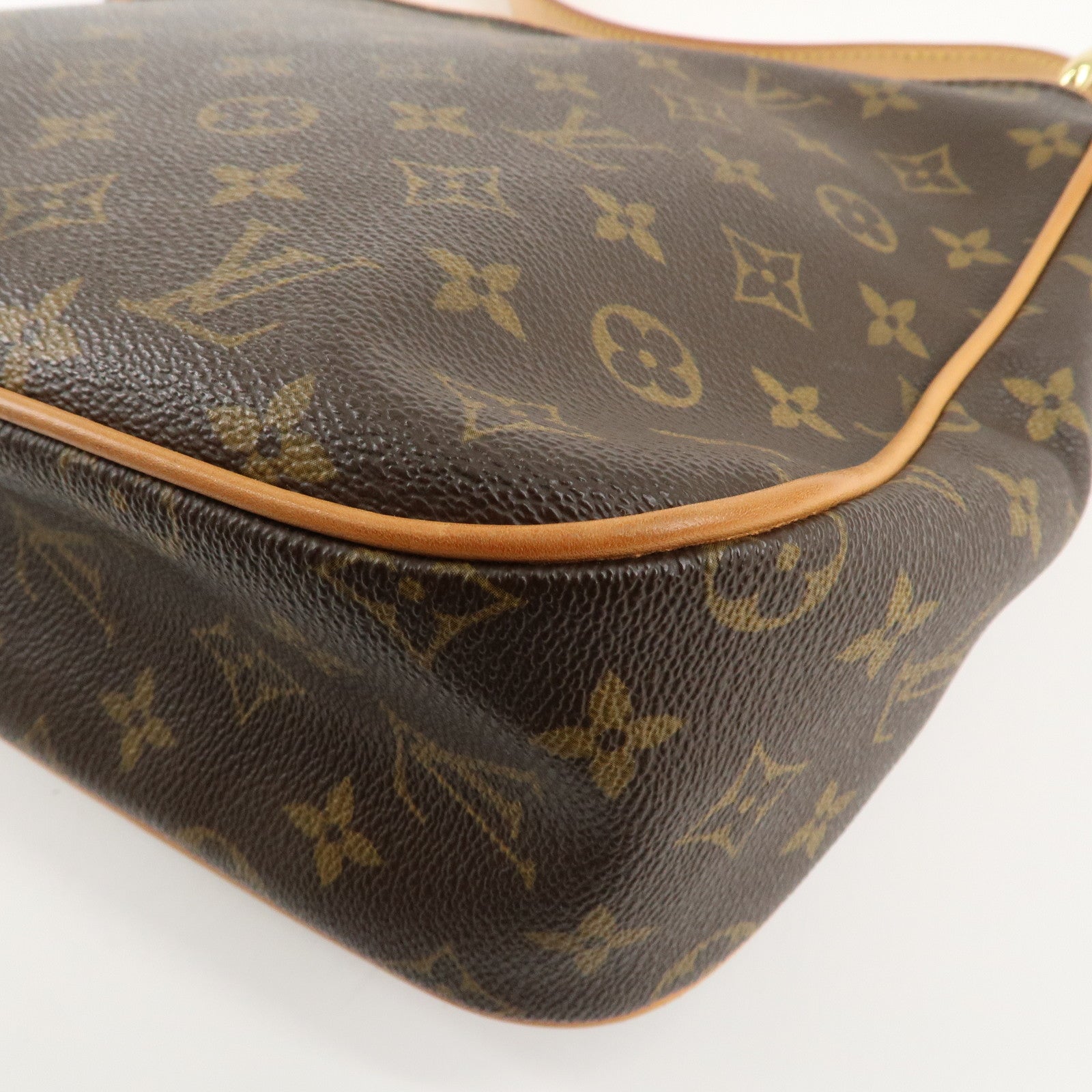 Louis Vuitton Monogram Hudson GM Shoulder Bag Brown M40045