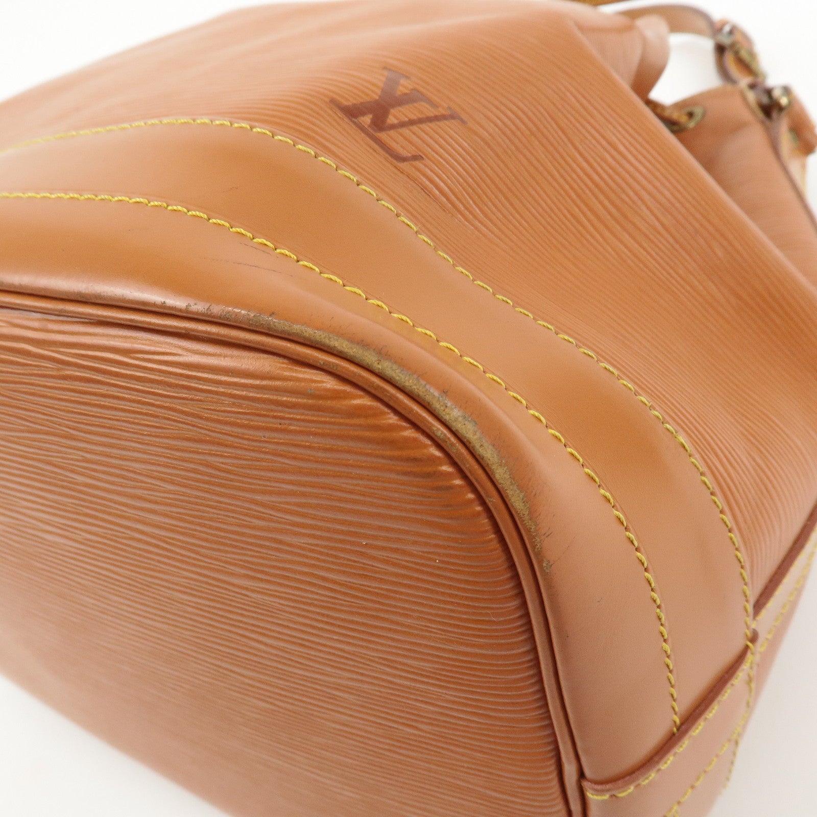 Louis Vuitton Epi Leather Noe Shoulder Bag Zipang Gold M44008 Used