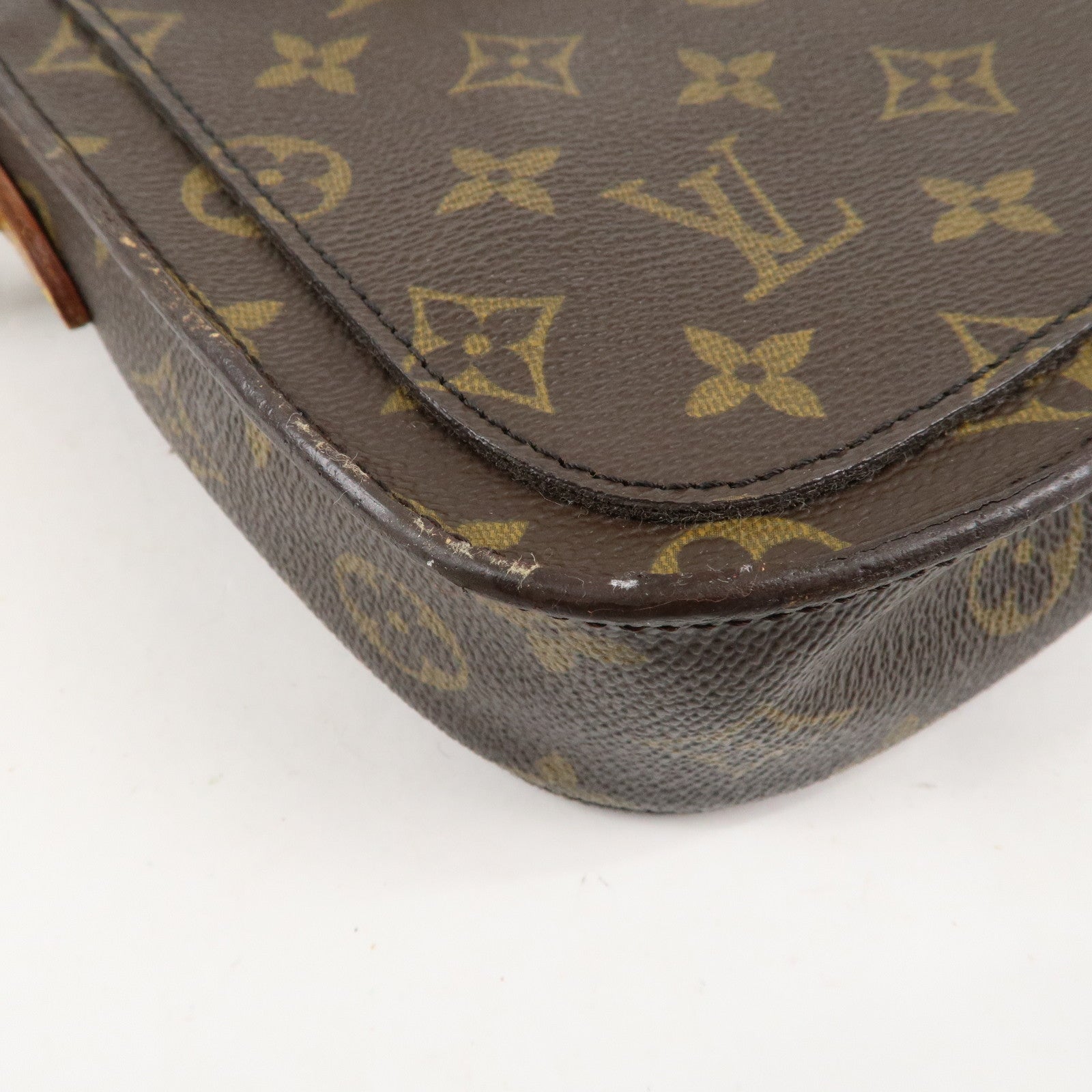 Louis Vuitton Monogram Saint Cloud MM Shoulder Bag Brown M51243