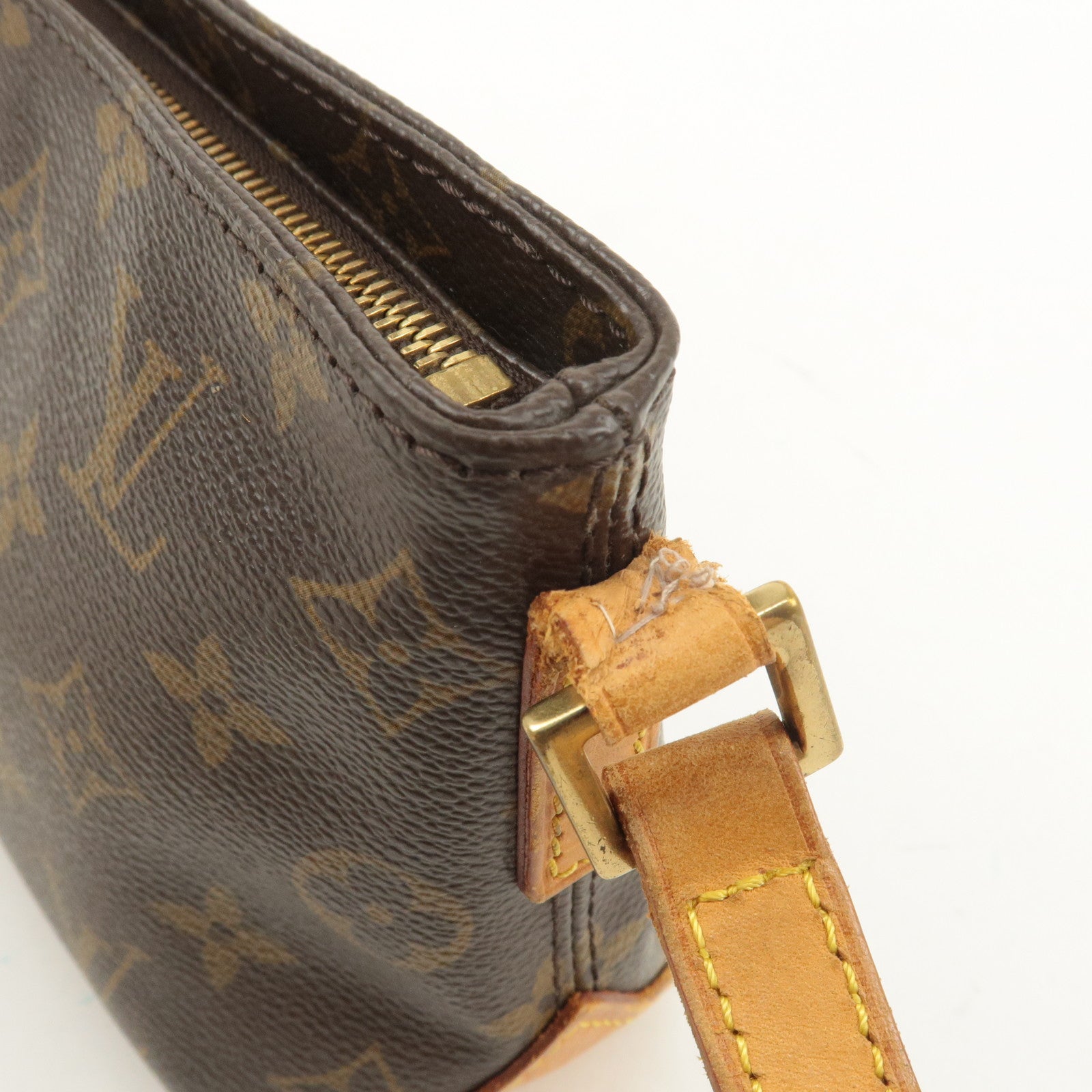 Louis Vuitton Monogram Trotteur Shoulder Bag Brown M51240