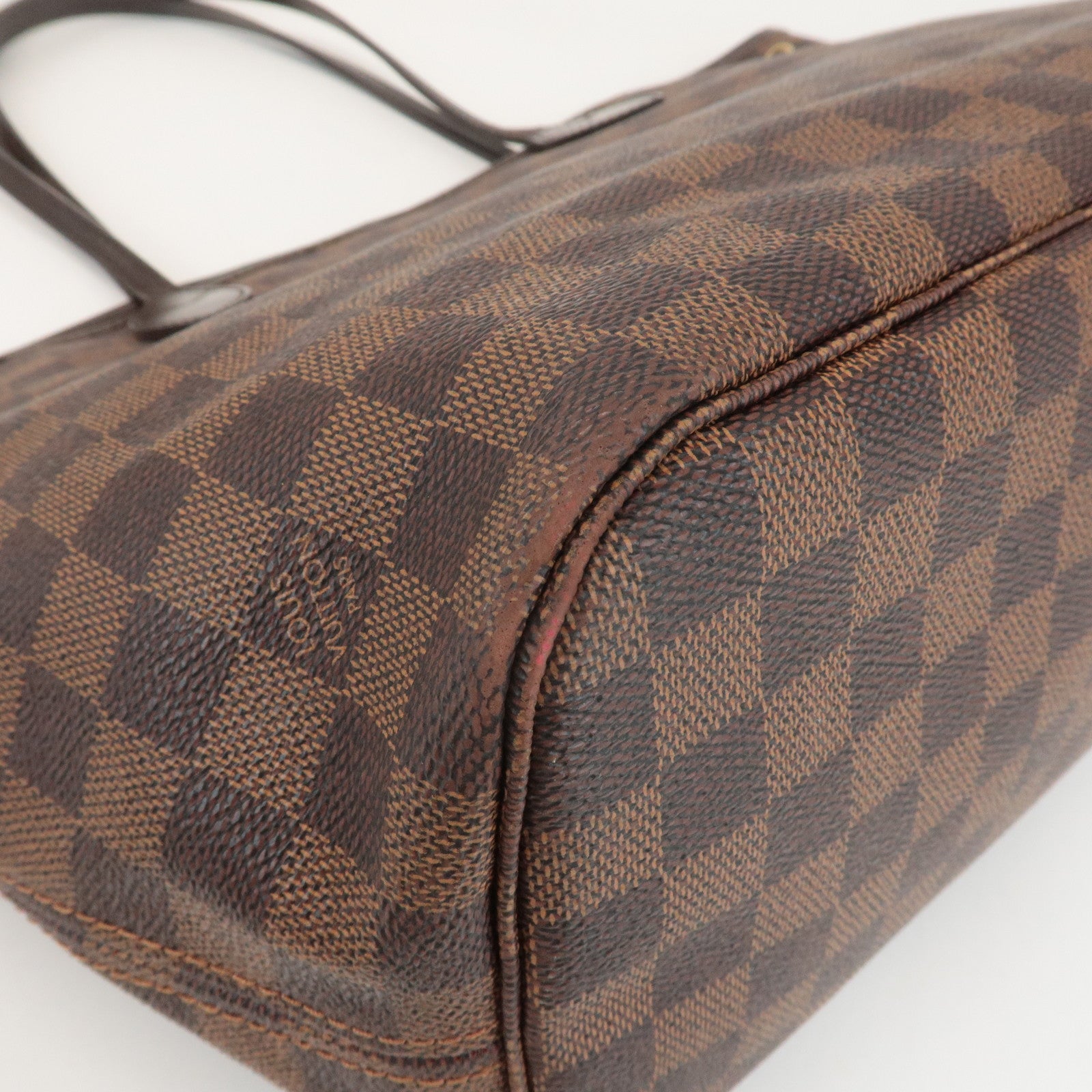 Louis Vuitton Damier Neverfull MM Tote Bag Hand Bag Brown N51105