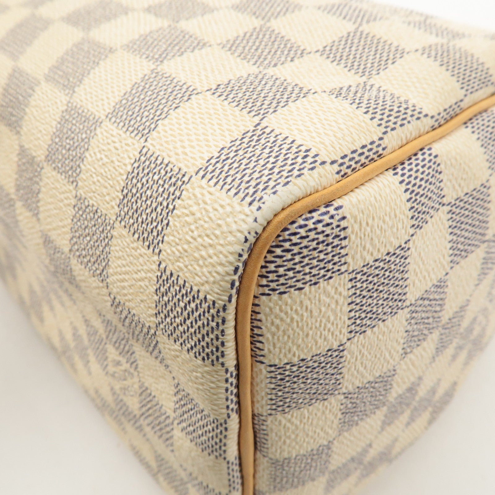 Louis Vuitton Damier Azur Speedy 25 Boston Hand Bag N41534