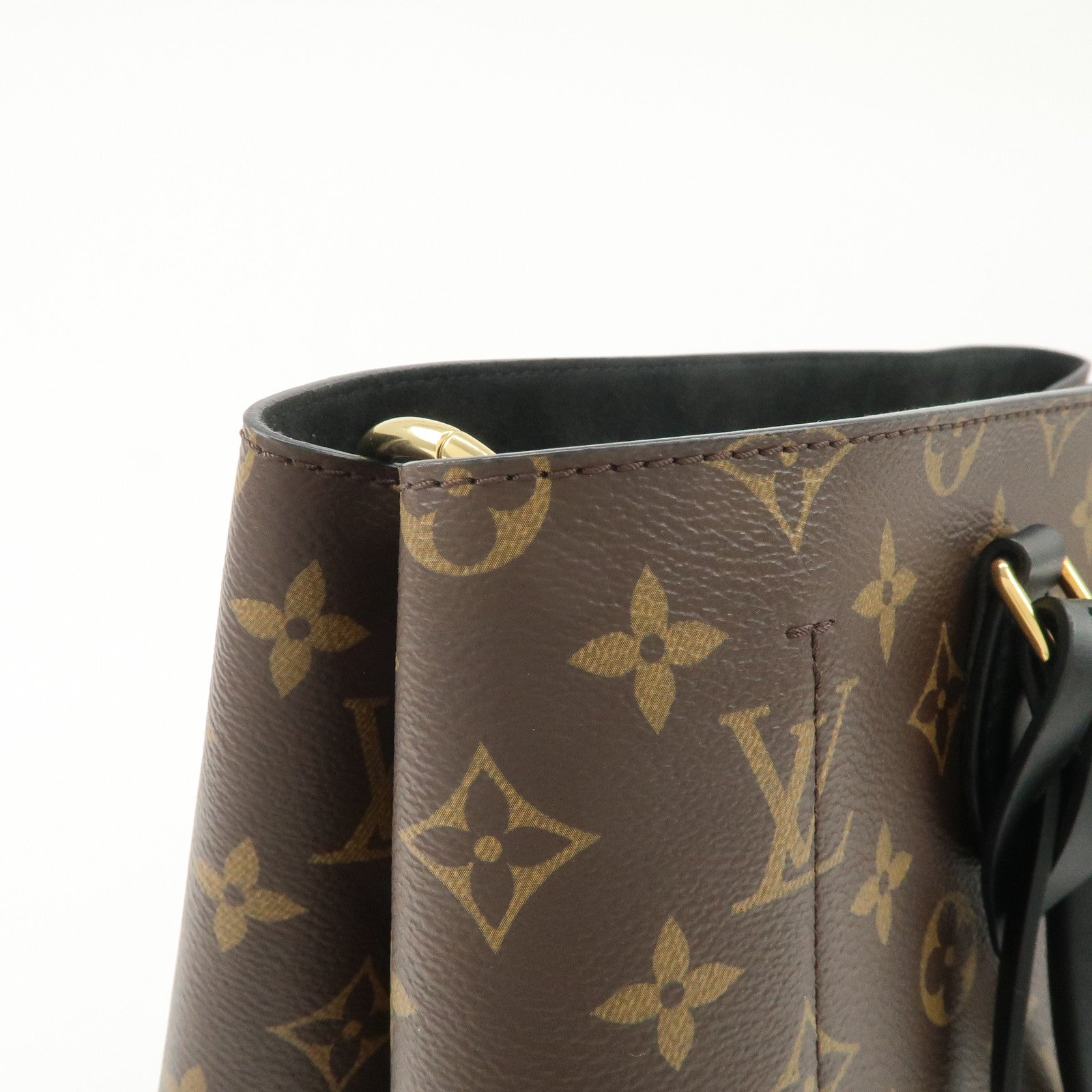 Louis Vuitton Monogram Flower Tote 2Way Hand Bag Noir M43550