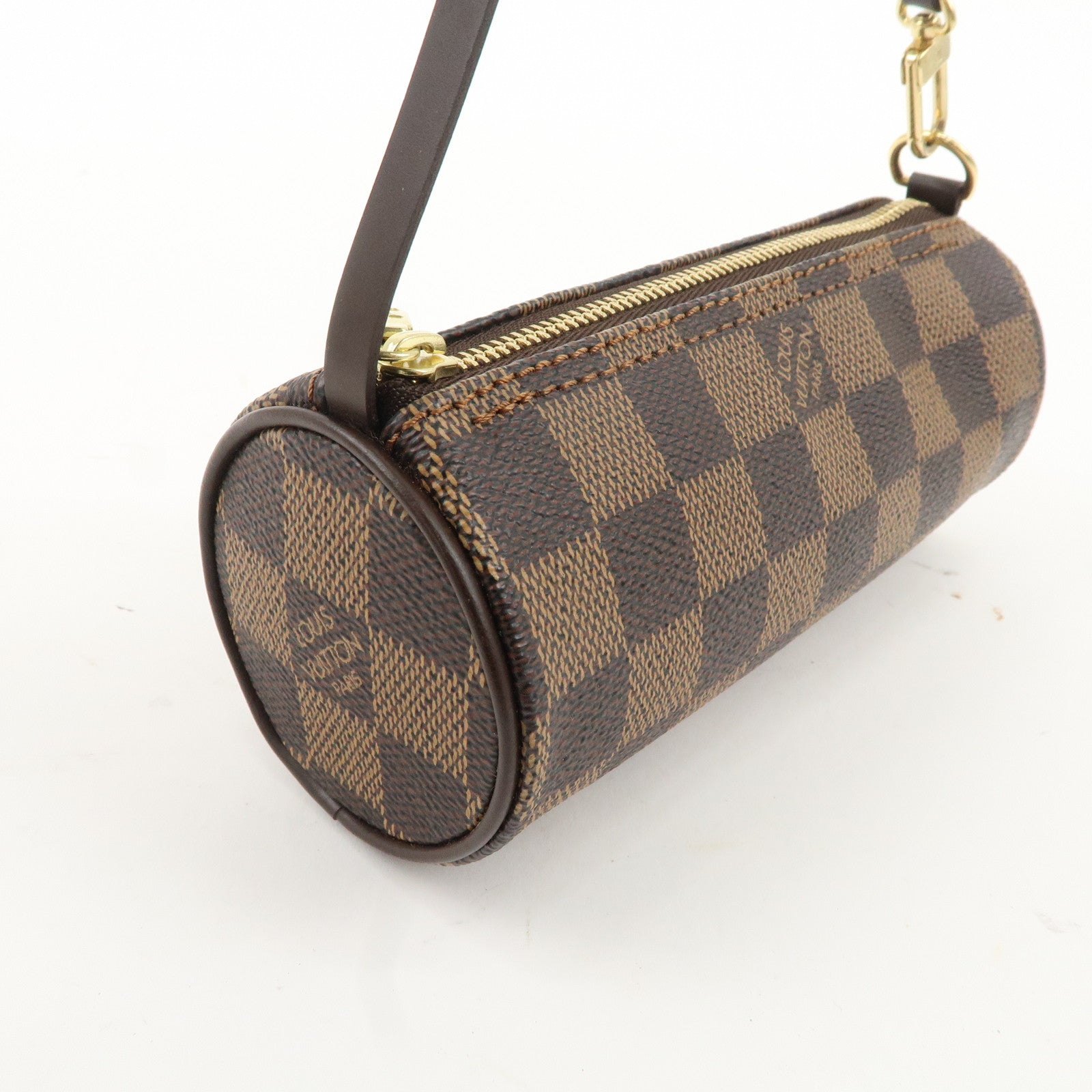 Louis Vuitton Damier Mini Pouch for Papillon Bag Brown Used