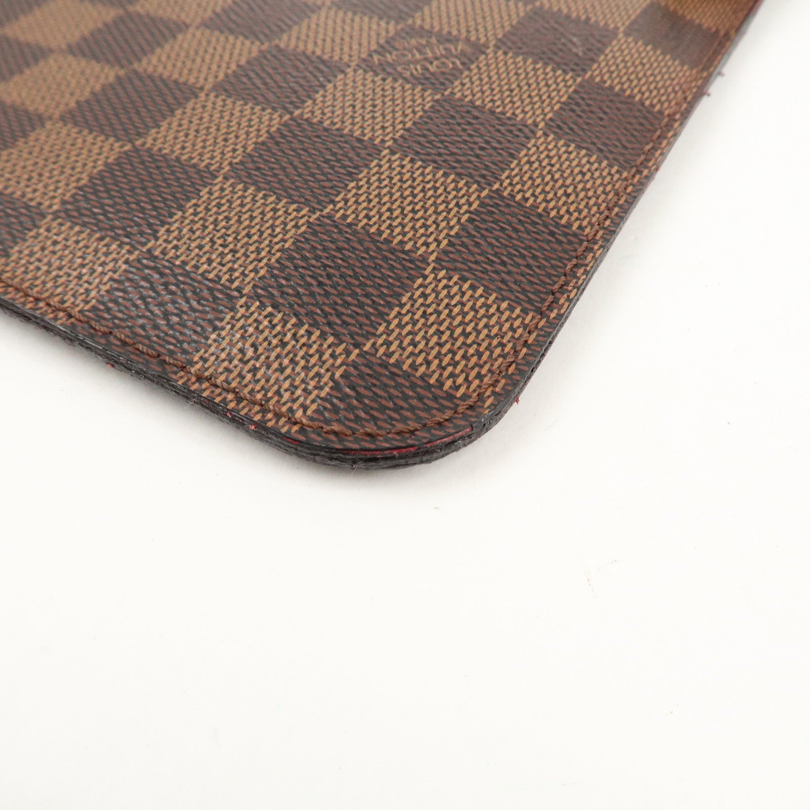 Louis Vuitton Damier Pouch for Neverfull MM Brown Used