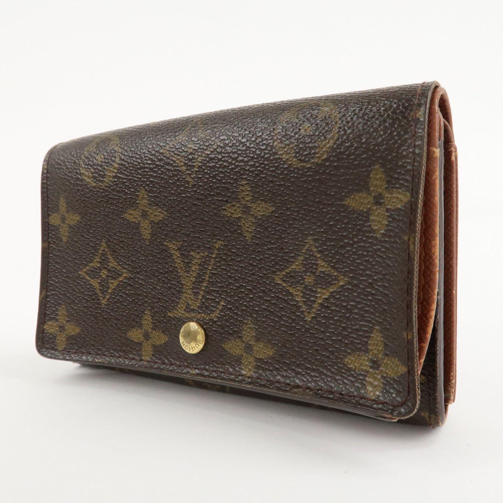 Louis Vuitton Monogram Set of 2 Wallet M61730 Used