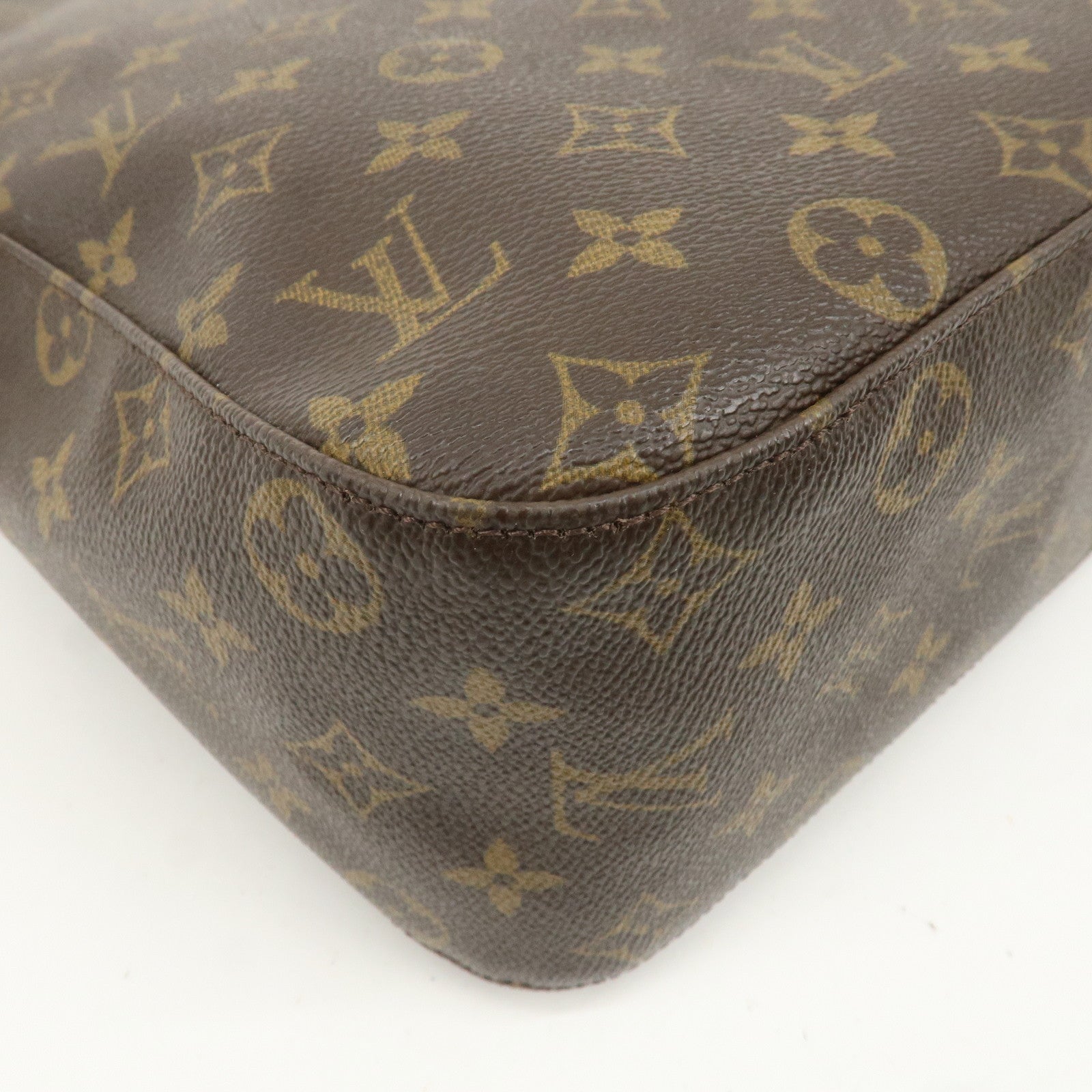 Louis Vuitton Monogram Looping GM Shoulder Bag Brown M51145