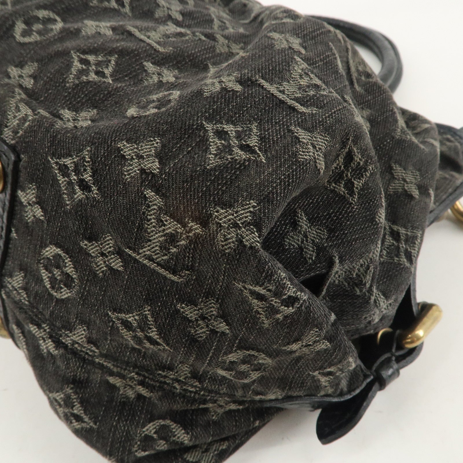 Louis Vuitton Monogram Denim Neo Cabby MM 2Way Bag Noir M95351