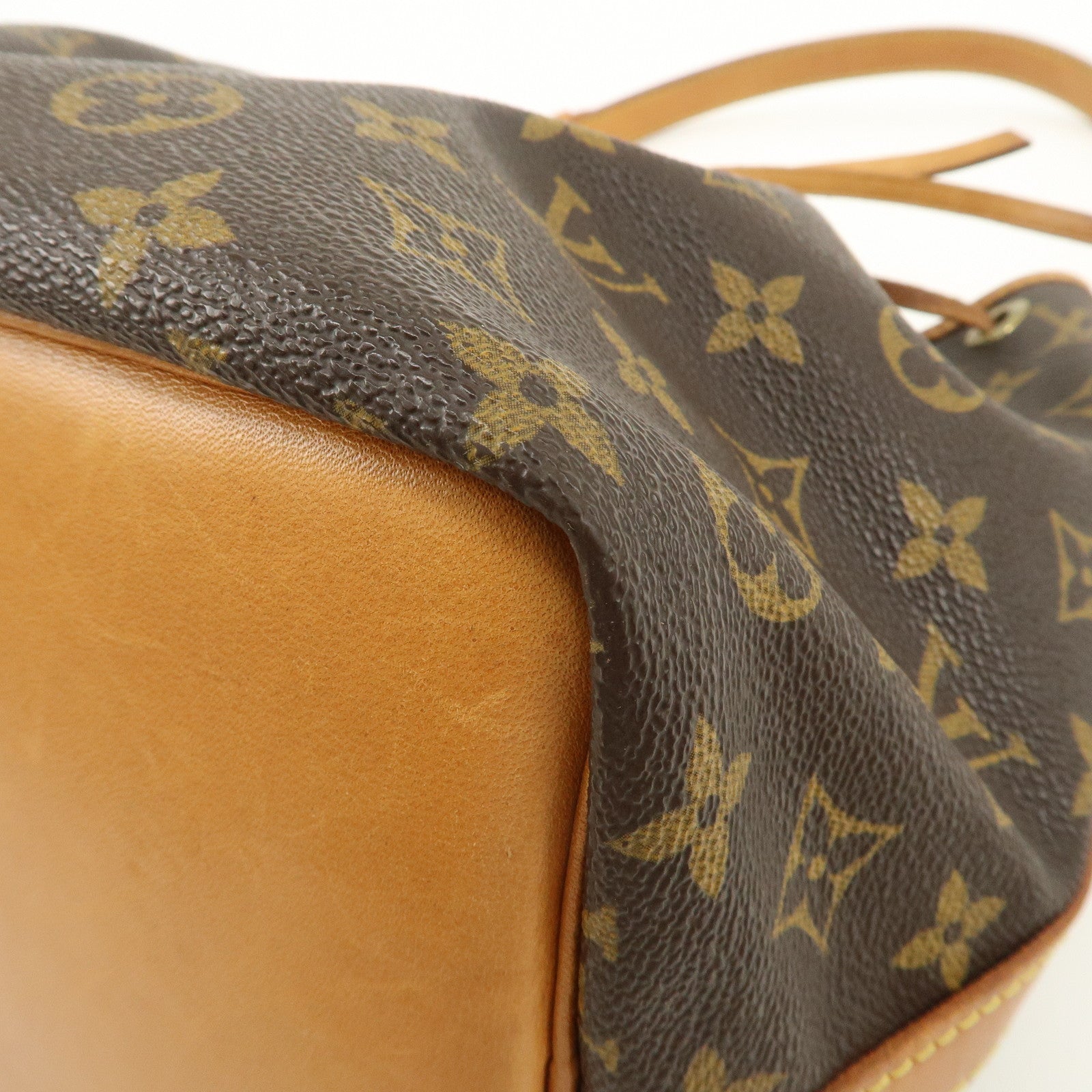 Louis Vuitton Monogram Petit Noe Shoulder Bag Brown M40818