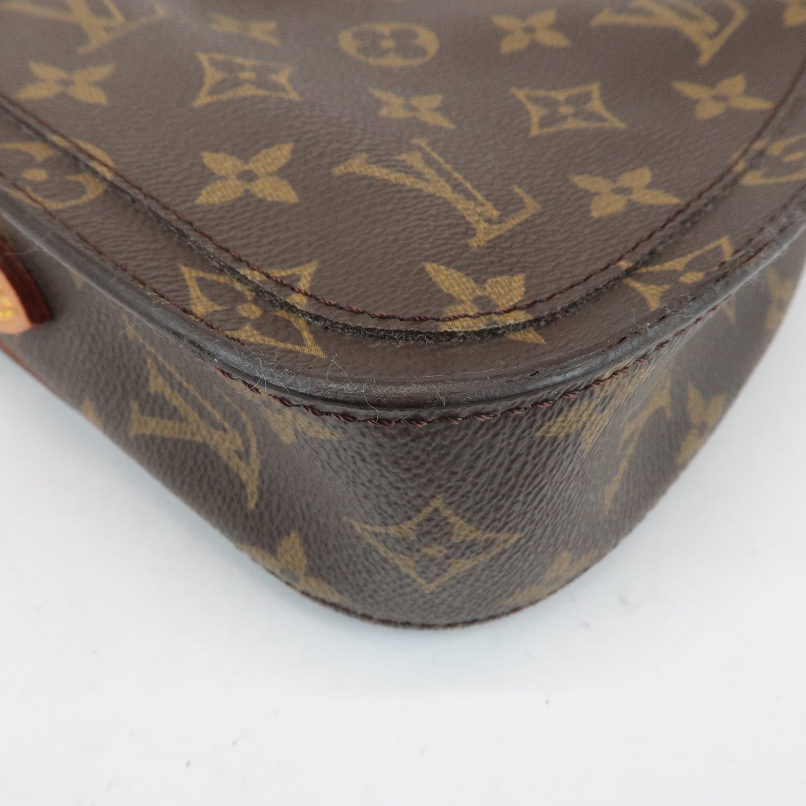 Louis Vuitton Monogram Mini Saint Cloud Shoulder Bag M51244 Used