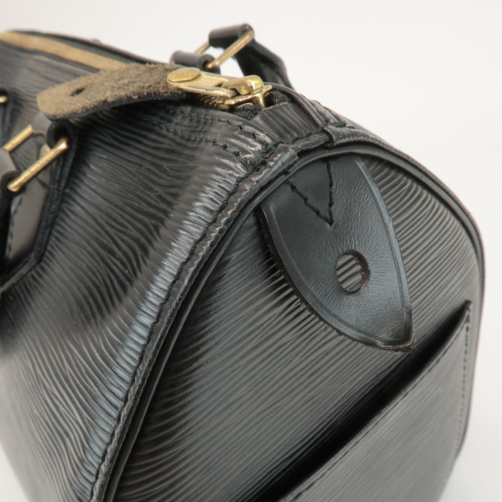 Louis Vuitton Epi Speedy 25 Boston Bag Hand Bag Noir Black M43012 Used