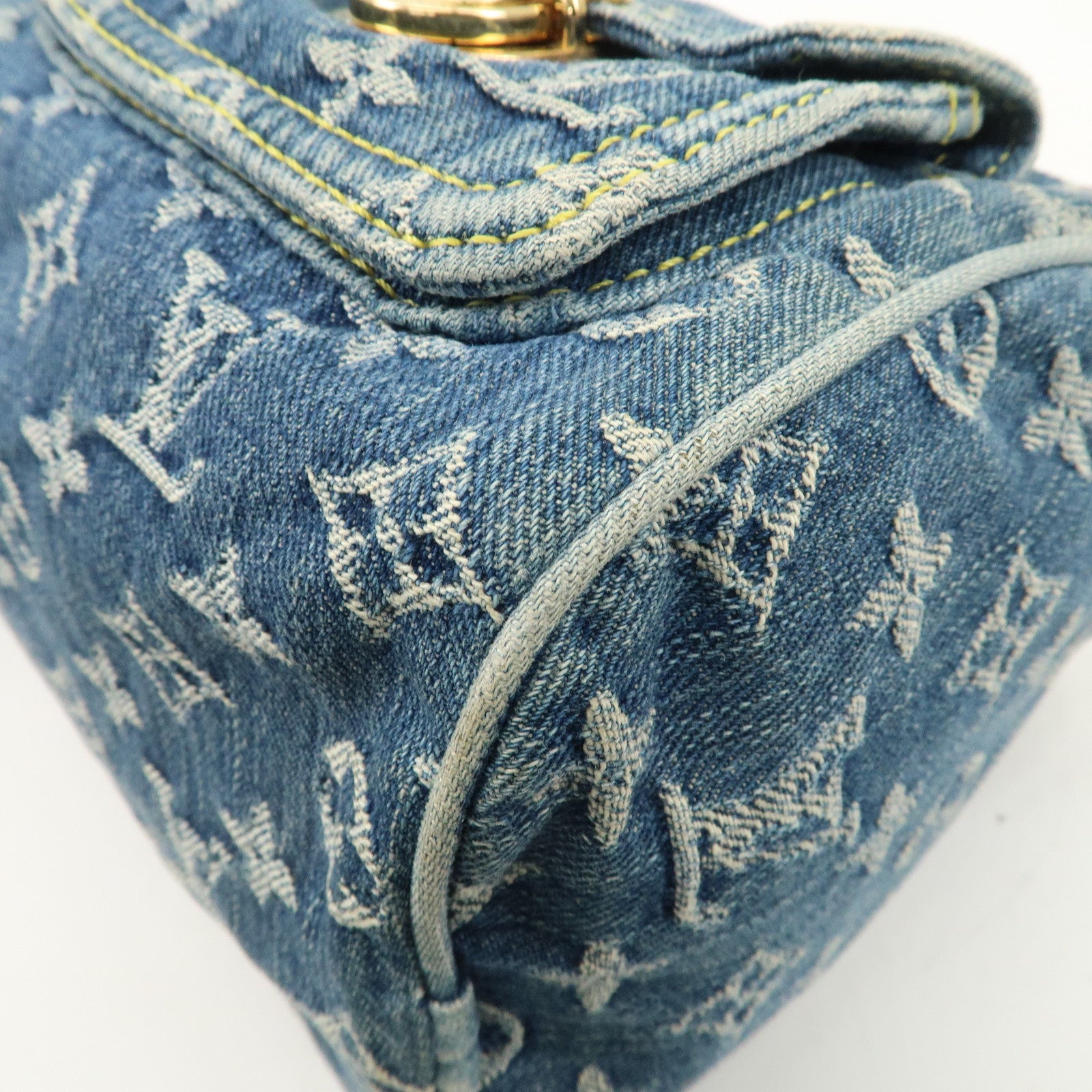 Louis Vuitton Monogram Denim Neo Speedy Boston Bag Blue M95019