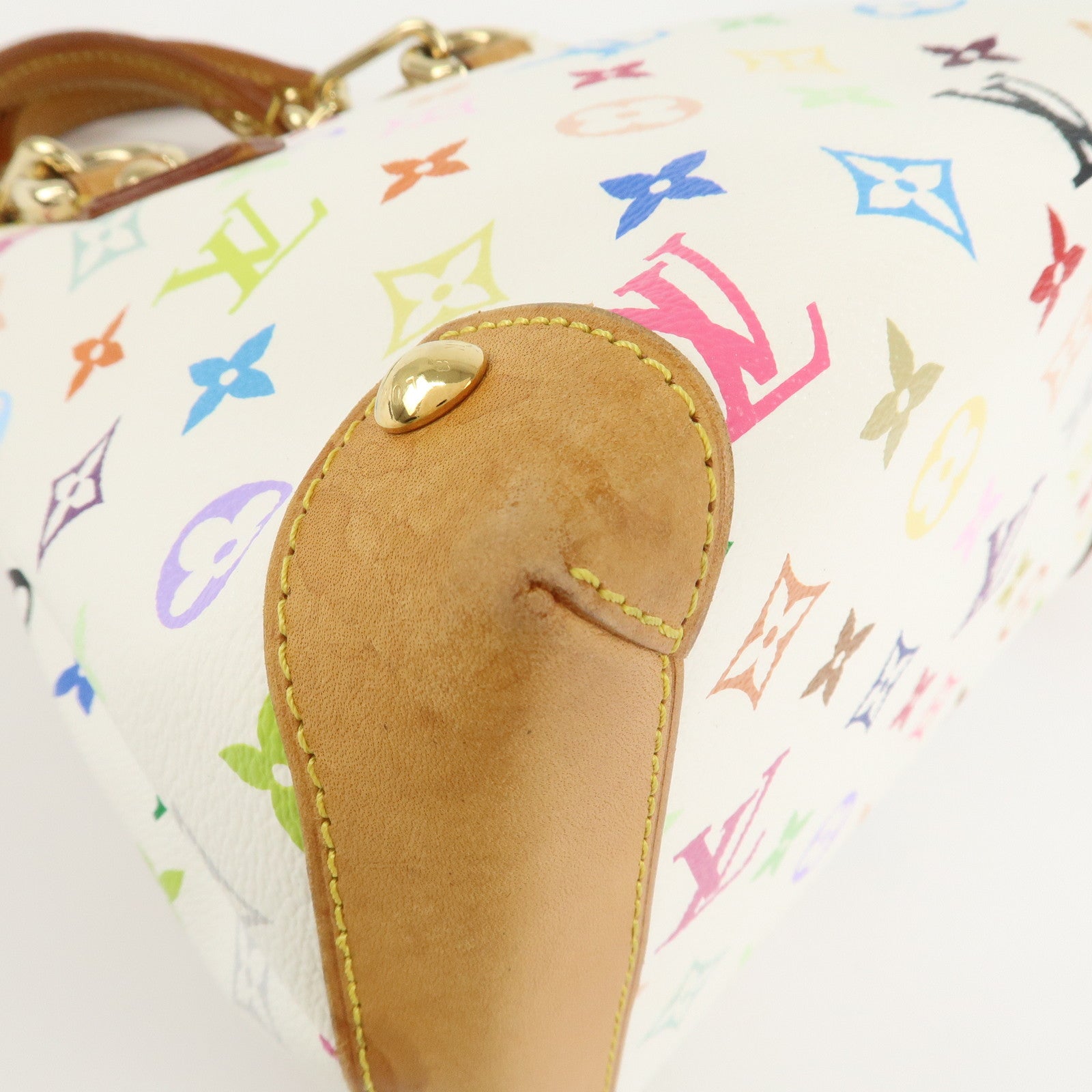 Louis Vuitton Monogram Multicolor Audra Hand Bag Blanc M40047