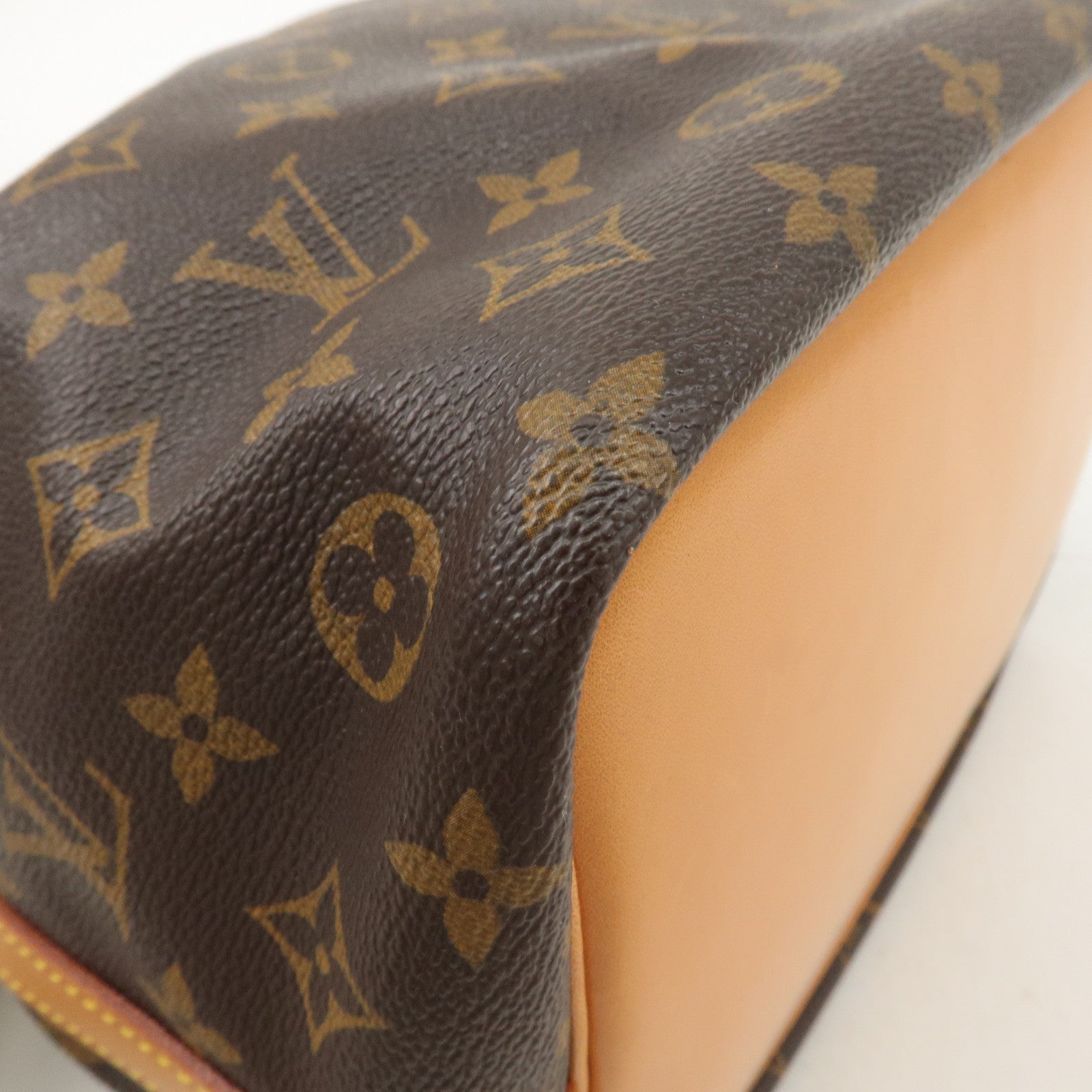 Louis Vuitton Monogram Petit Noe Shoulder Bag Brown M42226