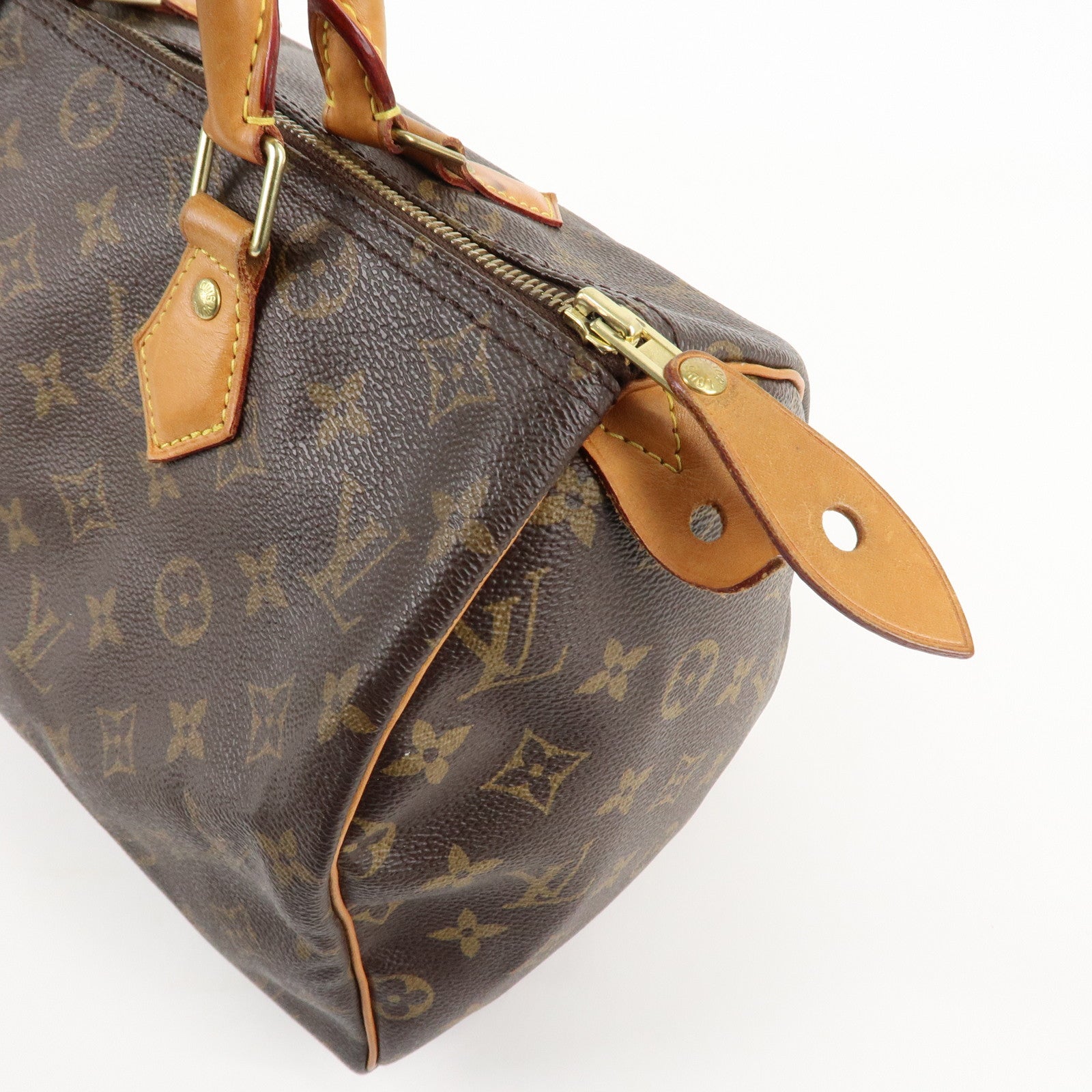 Louis Vuitton Monogram Speedy 30 Hand Bag Boston Bag M41108 Used