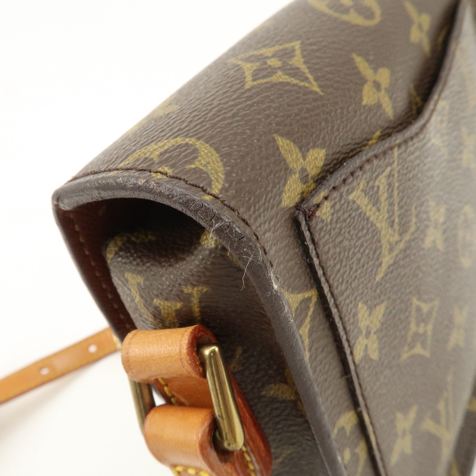 Louis Vuitton Monogram Saint Cloud PM Shoulder Bag Brown M51242