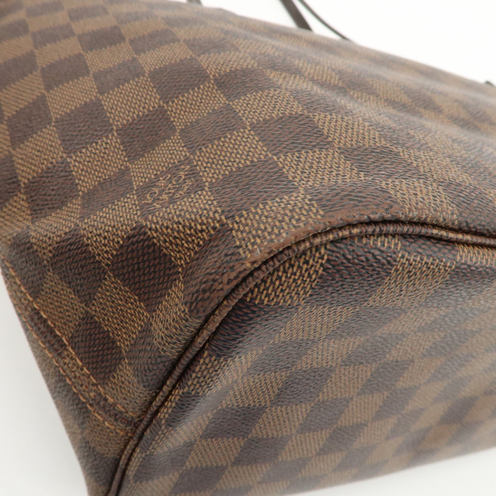 Louis Vuitton Damier Neverfull MM Tote Bag N51105 Used