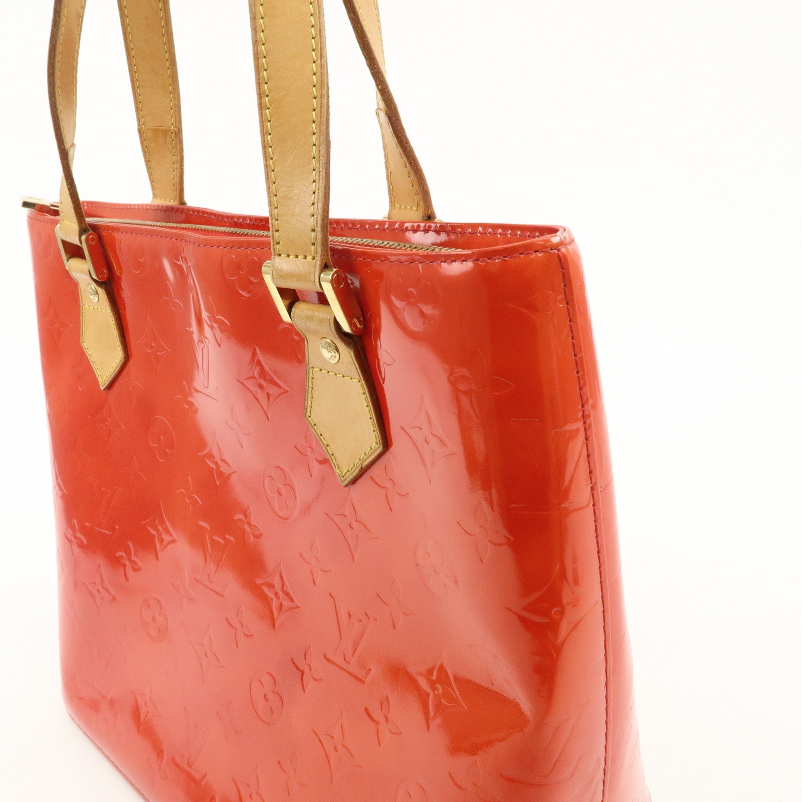 Louis Vuitton Monogram Vernis Houston Tote Bag Rouge M91092