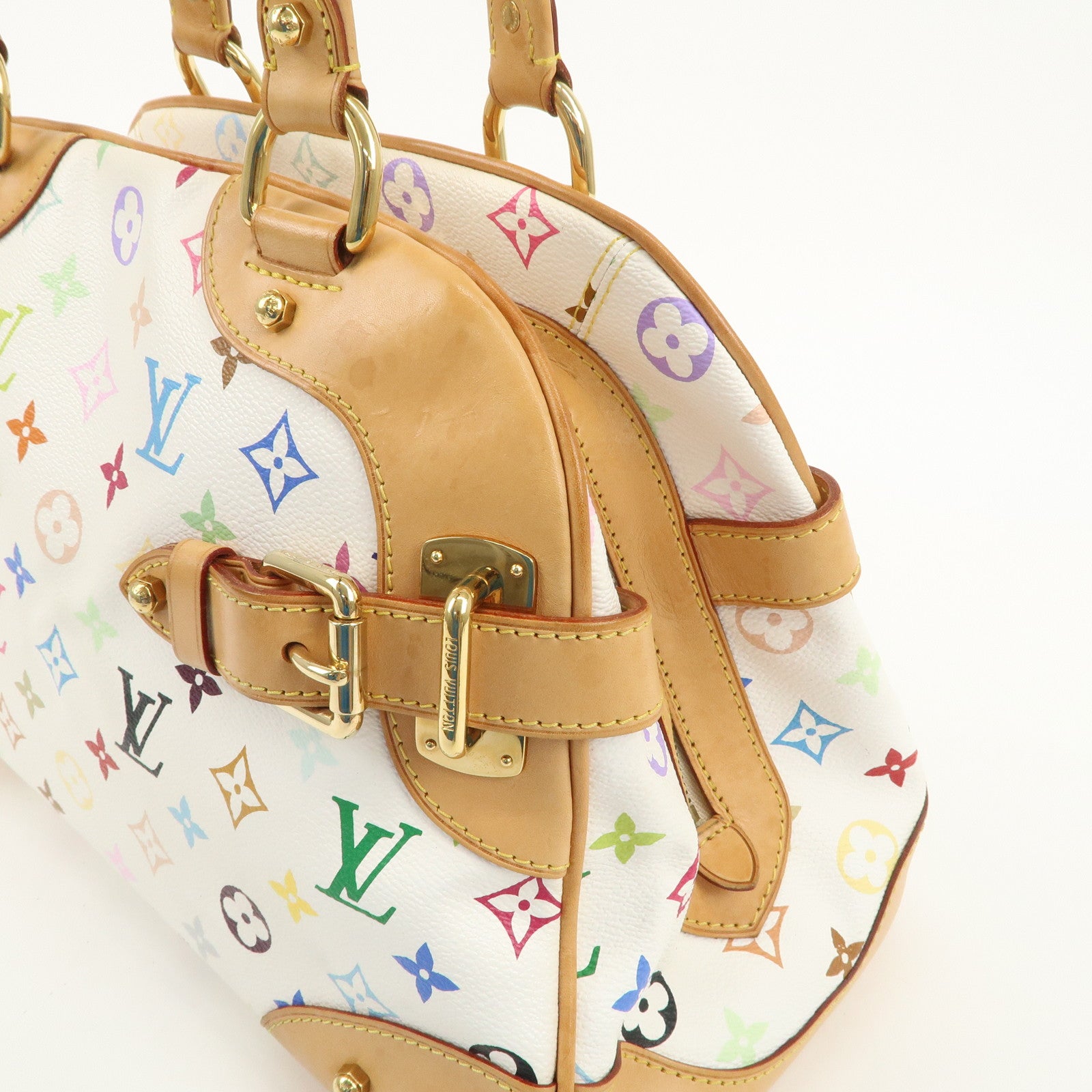 Louis Vuitton Monogram Multicolor Claudia Hand Bag M40193 Used