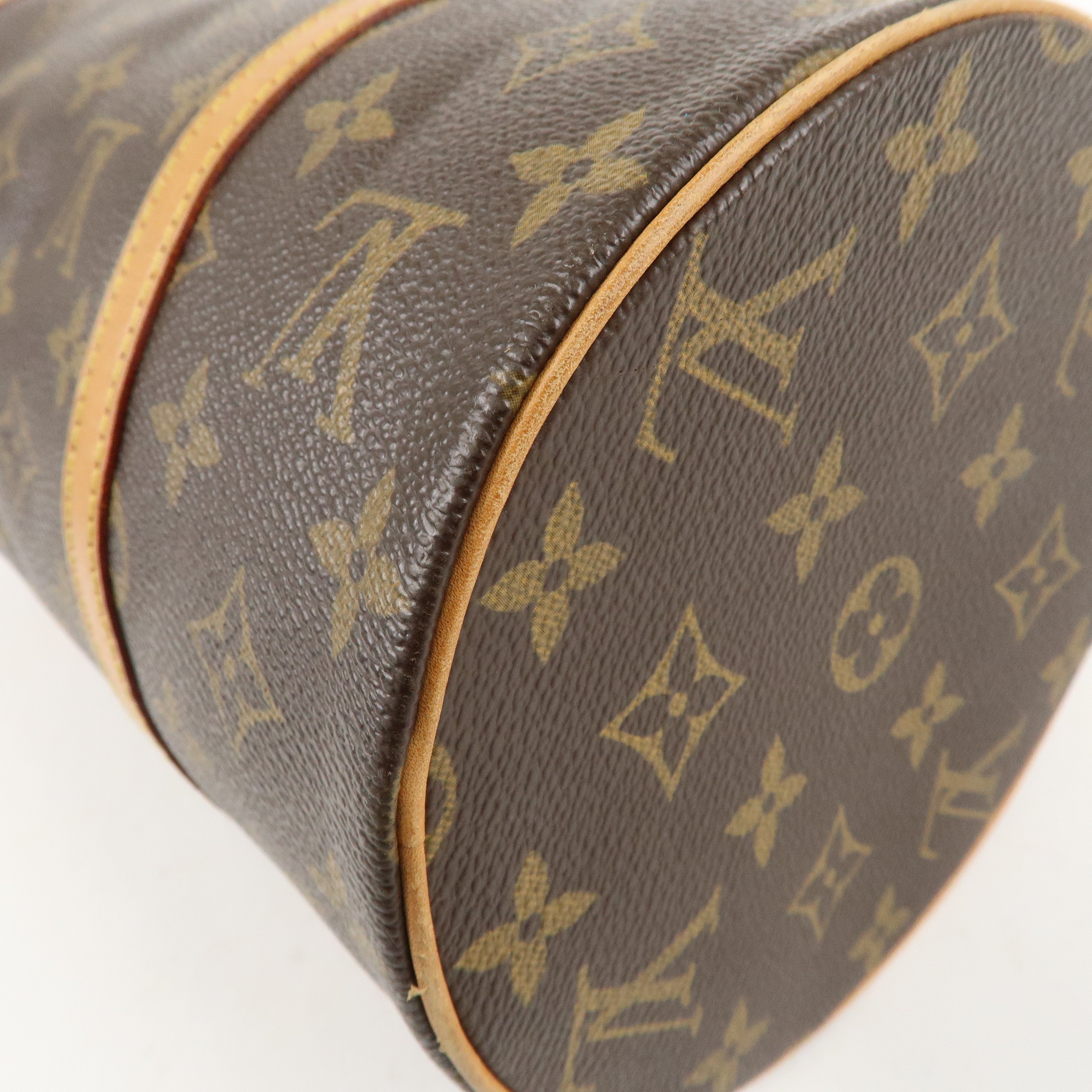 Louis Vuitton Monogram Papillon 26 Hand Bag New Style Brown M51385