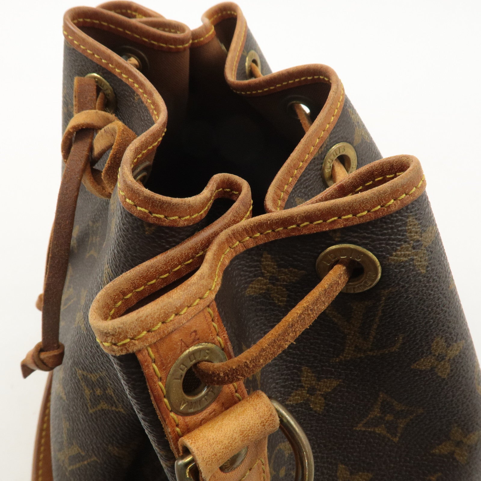 Louis Vuitton Monogram Petit Noe Shoulder Bag Brown M42226