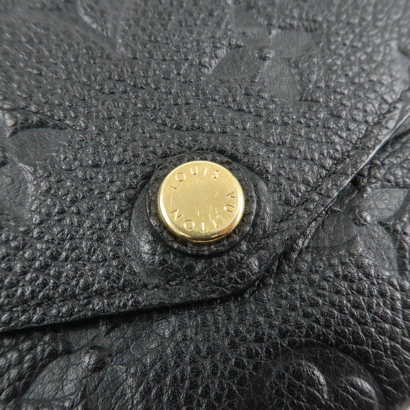 Louis Vuitton Monogram Empreinte Pochette Cles Coin Case M60633 Used