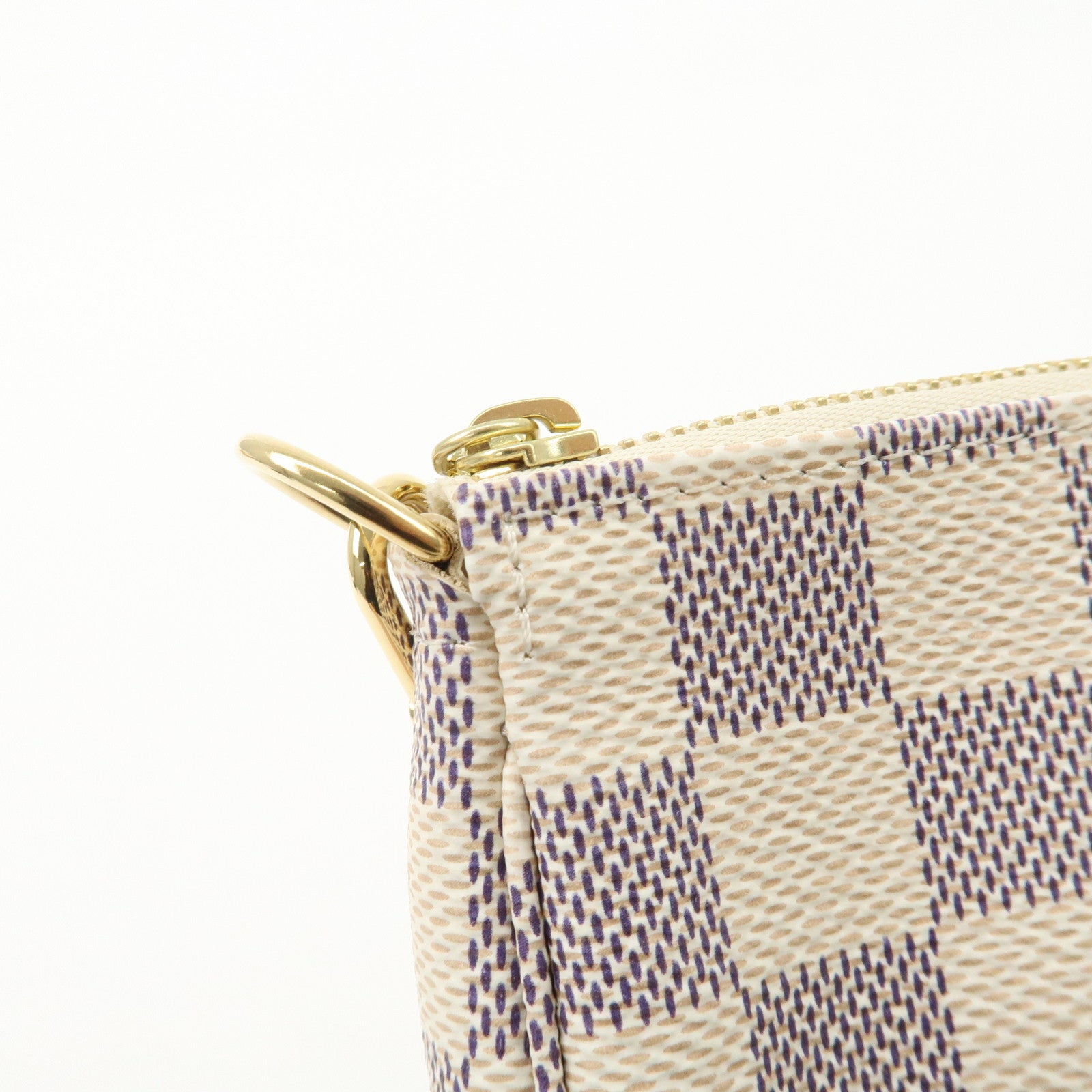 Louis Vuitton Damier Azur Mini Pochette Accessoires Pouch N58010