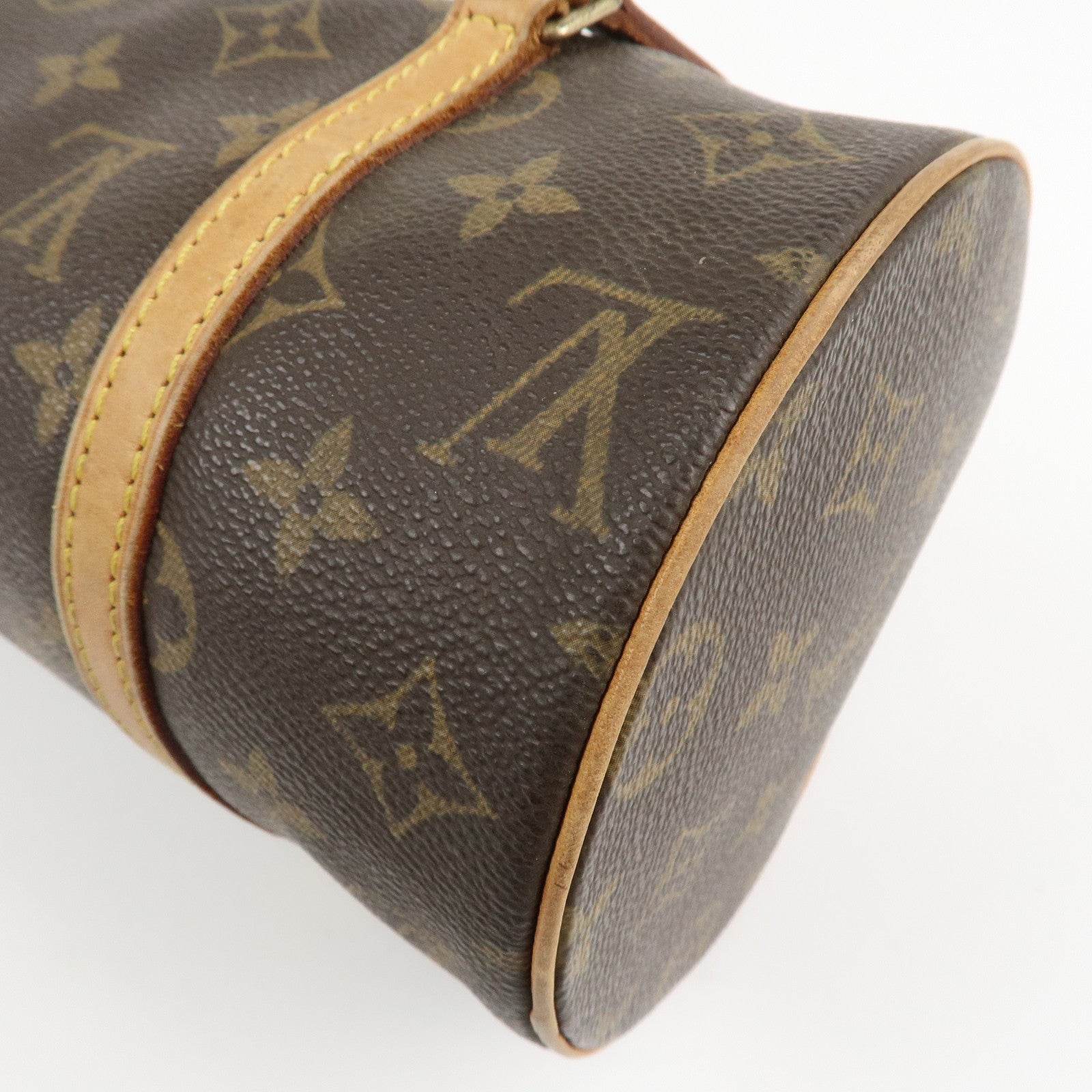 Louis Vuitton Monogram Papillon 26 Hand Bag Brown M51386 Used