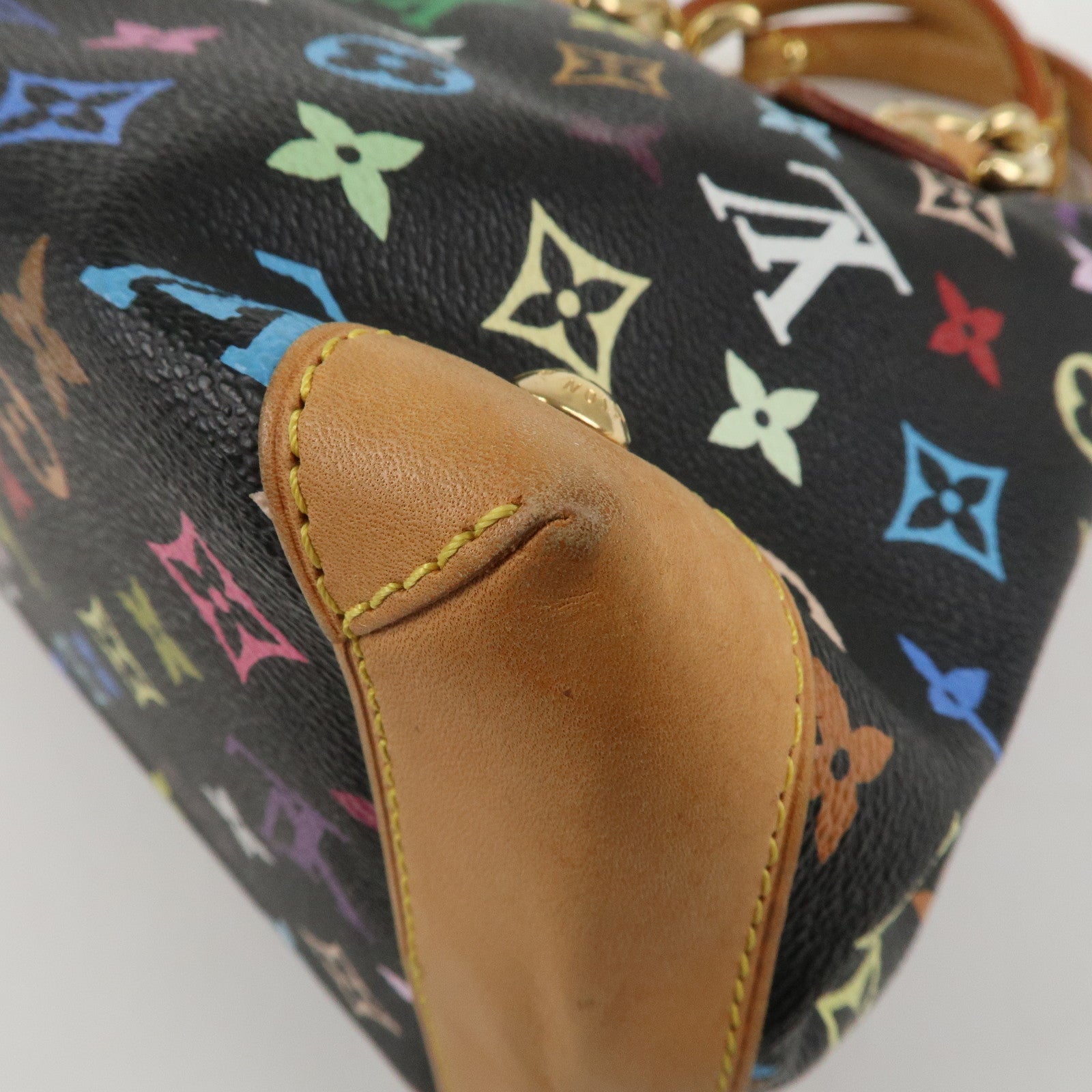 Louis Vuitton Monogram Multicolor Audra Hand Bag Noir M40048