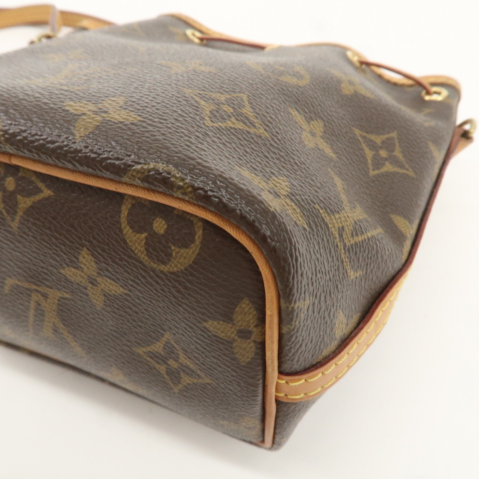 Louis Vuitton Monogram Nano Noe Shoulder Bag Brown M41346