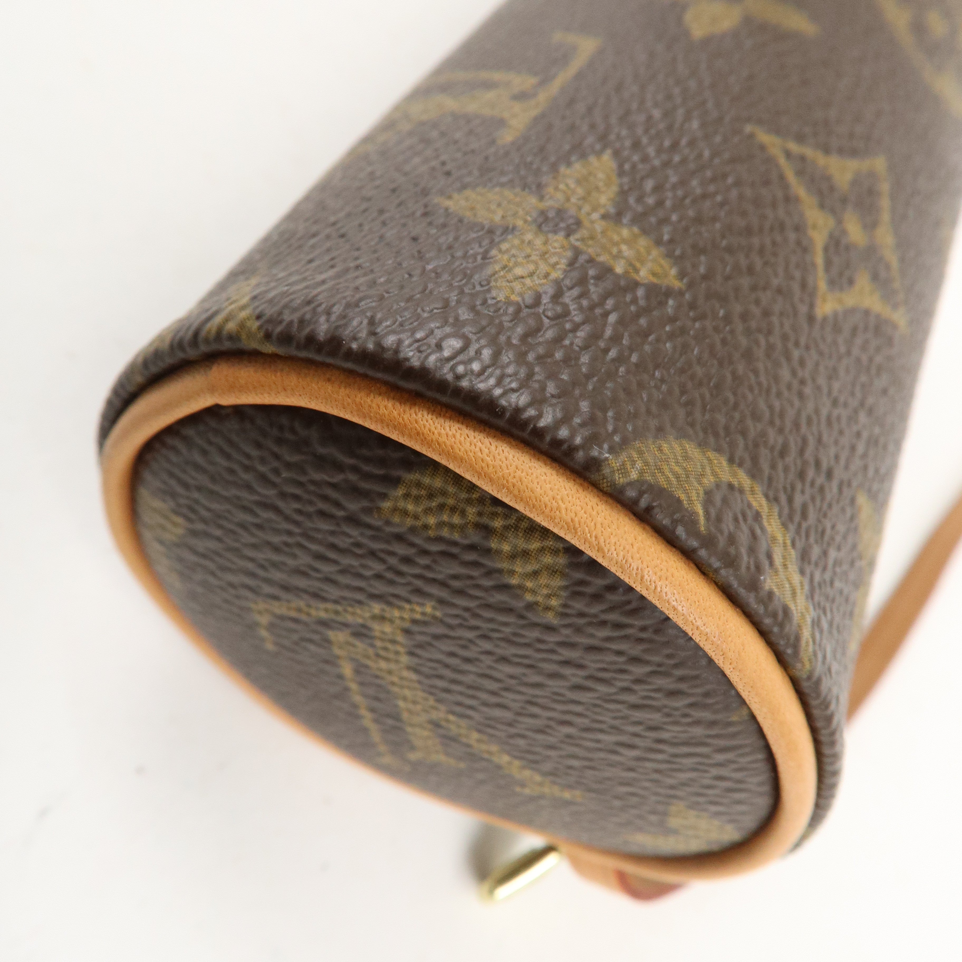 Louis Vuitton Monogram Mini Pouch for Papillon Hand Bag Brown