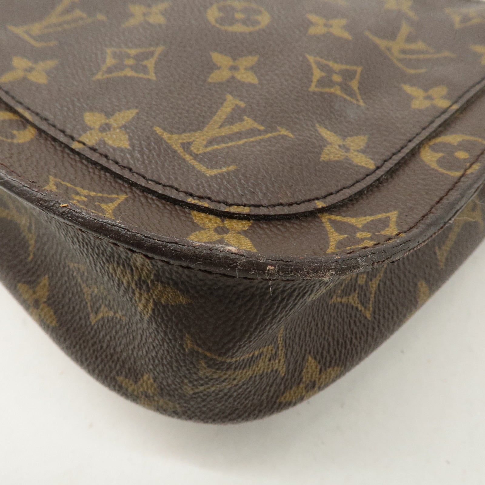 Louis Vuitton Monogram Saint Cloud GM Shoulder Bag Brown M51242