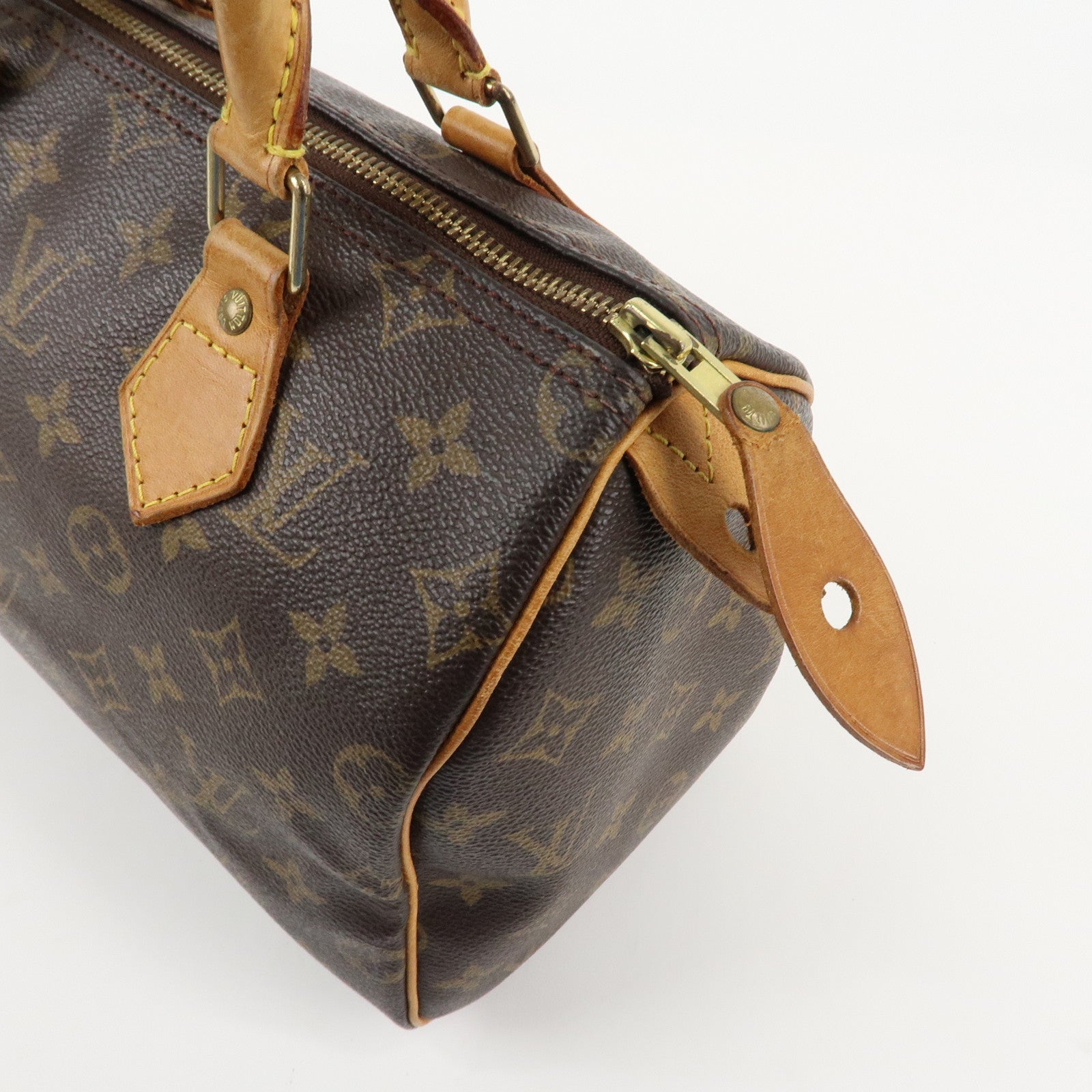 Louis Vuitton Monogram Speedy 25 Hand Bag Boston Bag M41528 Used