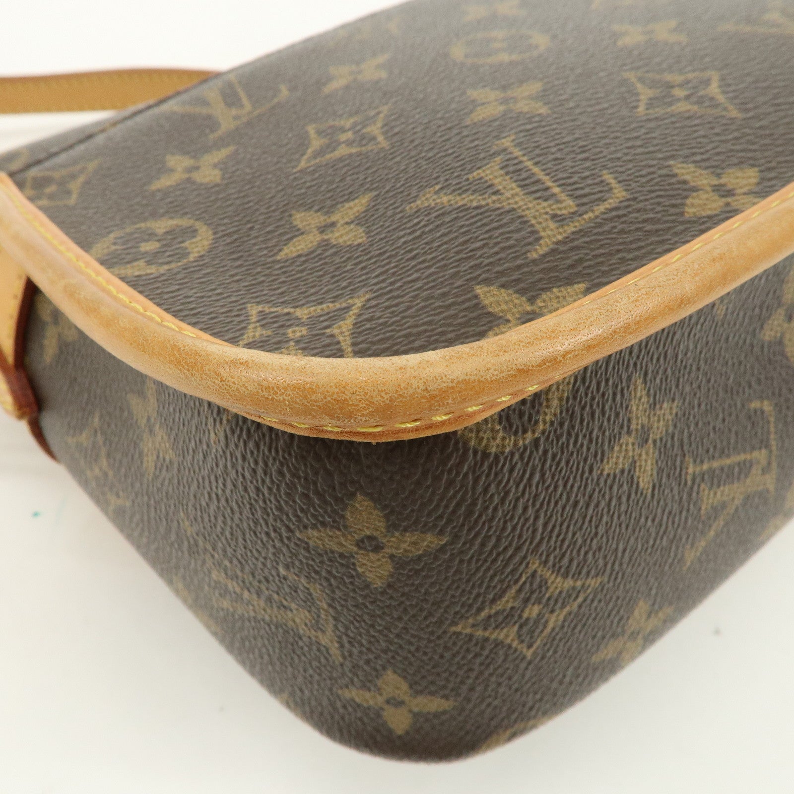 Louis Vuitton Monogram Sologne Shoulder Bag Brown M42250 Used