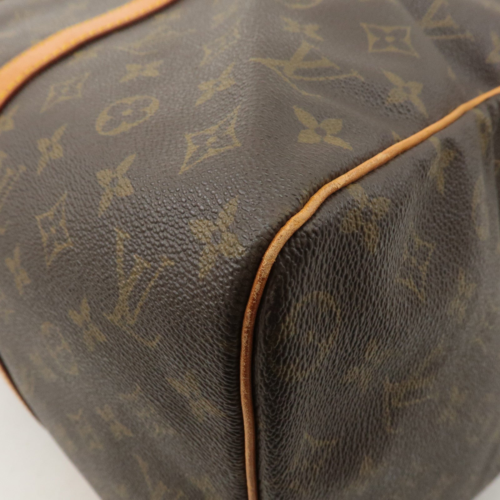 Louis Vuitton Monogram Sac Souple 45 Boston Bag Brown M41624