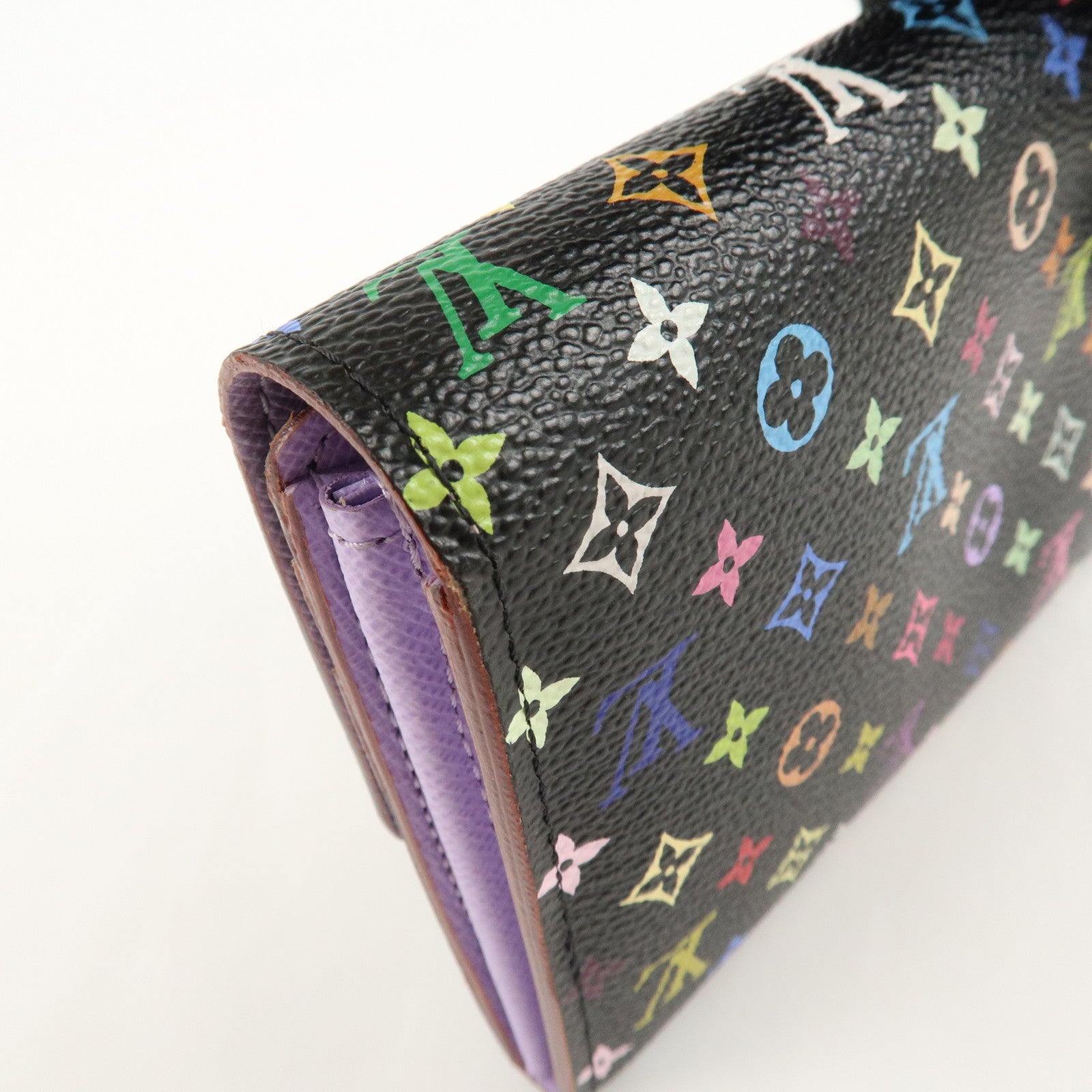 Louis Vuitton Monogram Multicolor Portefeuille Sarah M60273 Used