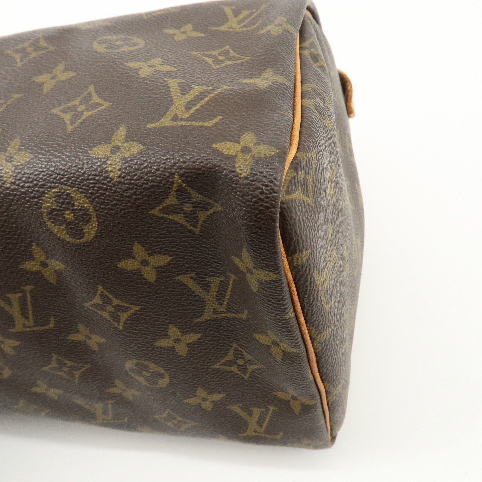 Louis Vuitton Monogram Speedy 30 Hand Bag Boston Bag M41108 Used