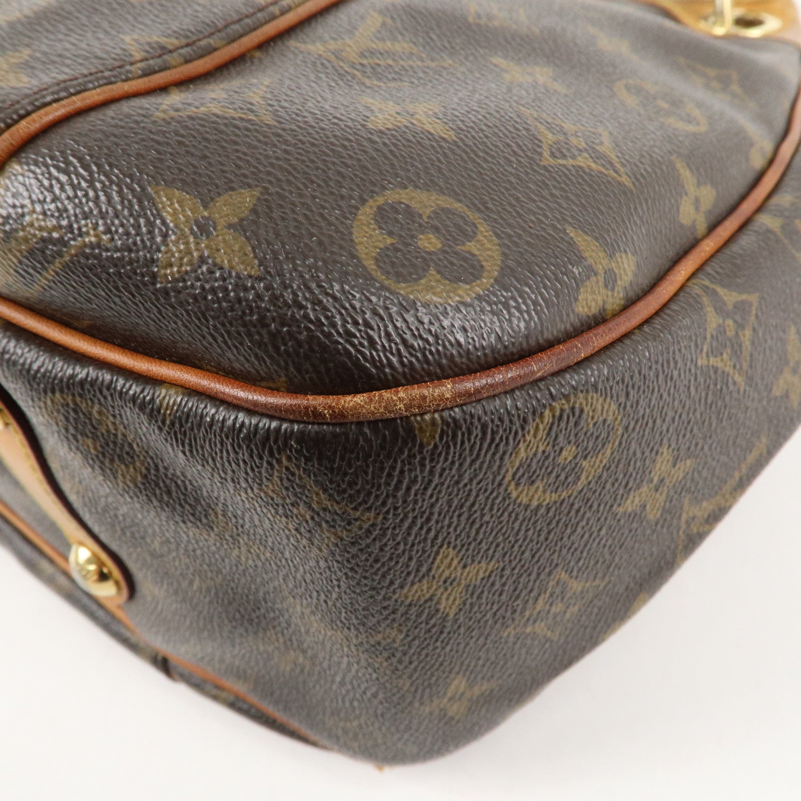 Louis Vuitton Monogram Galliera PM Shoulder Bag Brown M56382