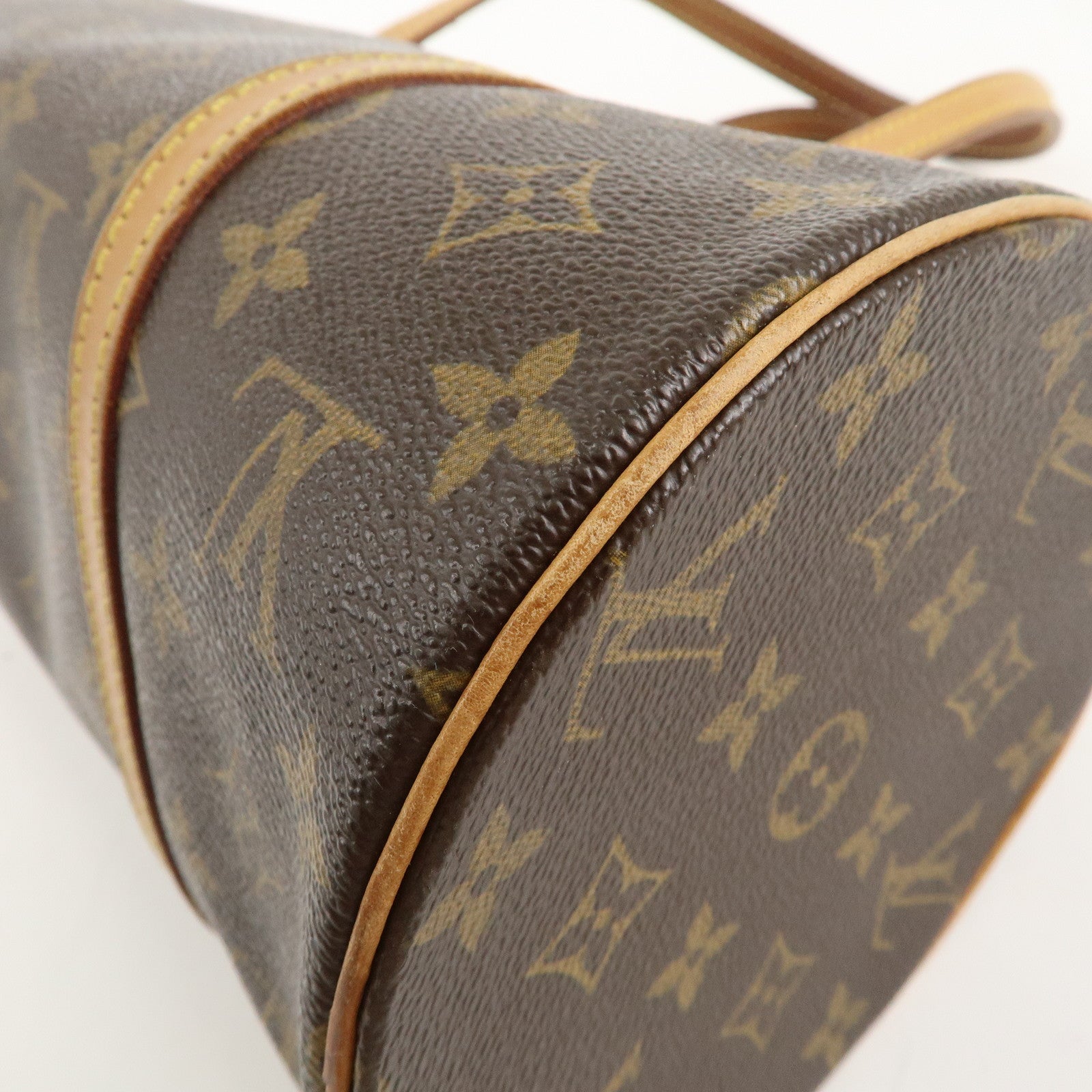 Louis Vuitton Monogram Papillon 30 Hand Bag Brown M51385